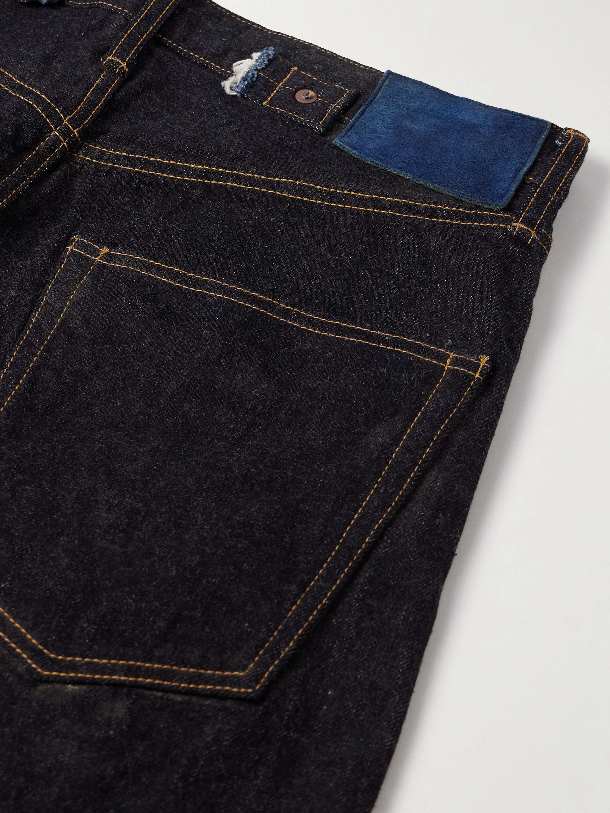 VISVIM Social Sculpture Straight-Leg Selvedge Jeans for Men