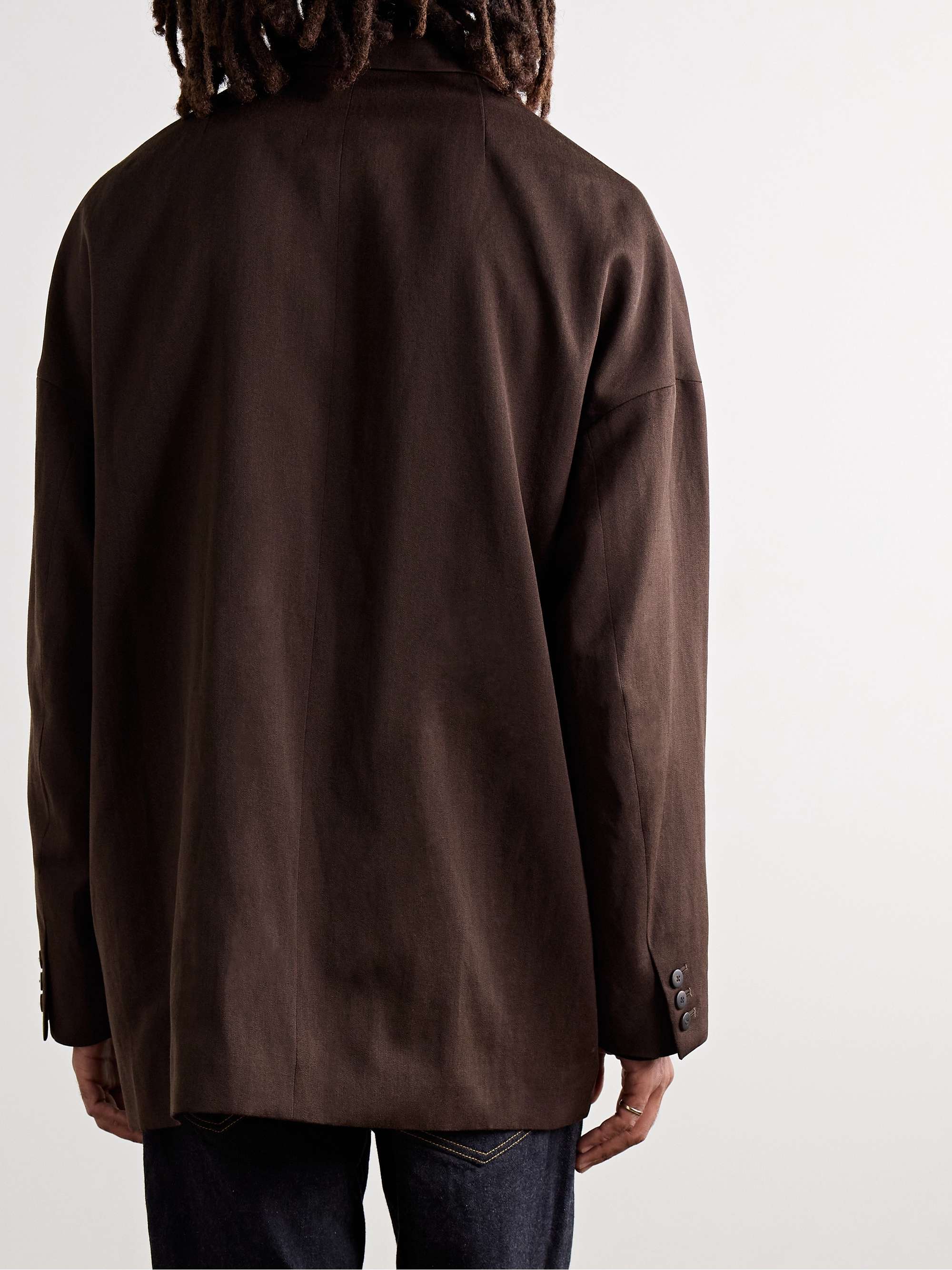 VISVIM Hammons Unstructured Wool and Linen-Blend Twill VISVIM Hammons Unstructured Wool and Linen-Blend Twill