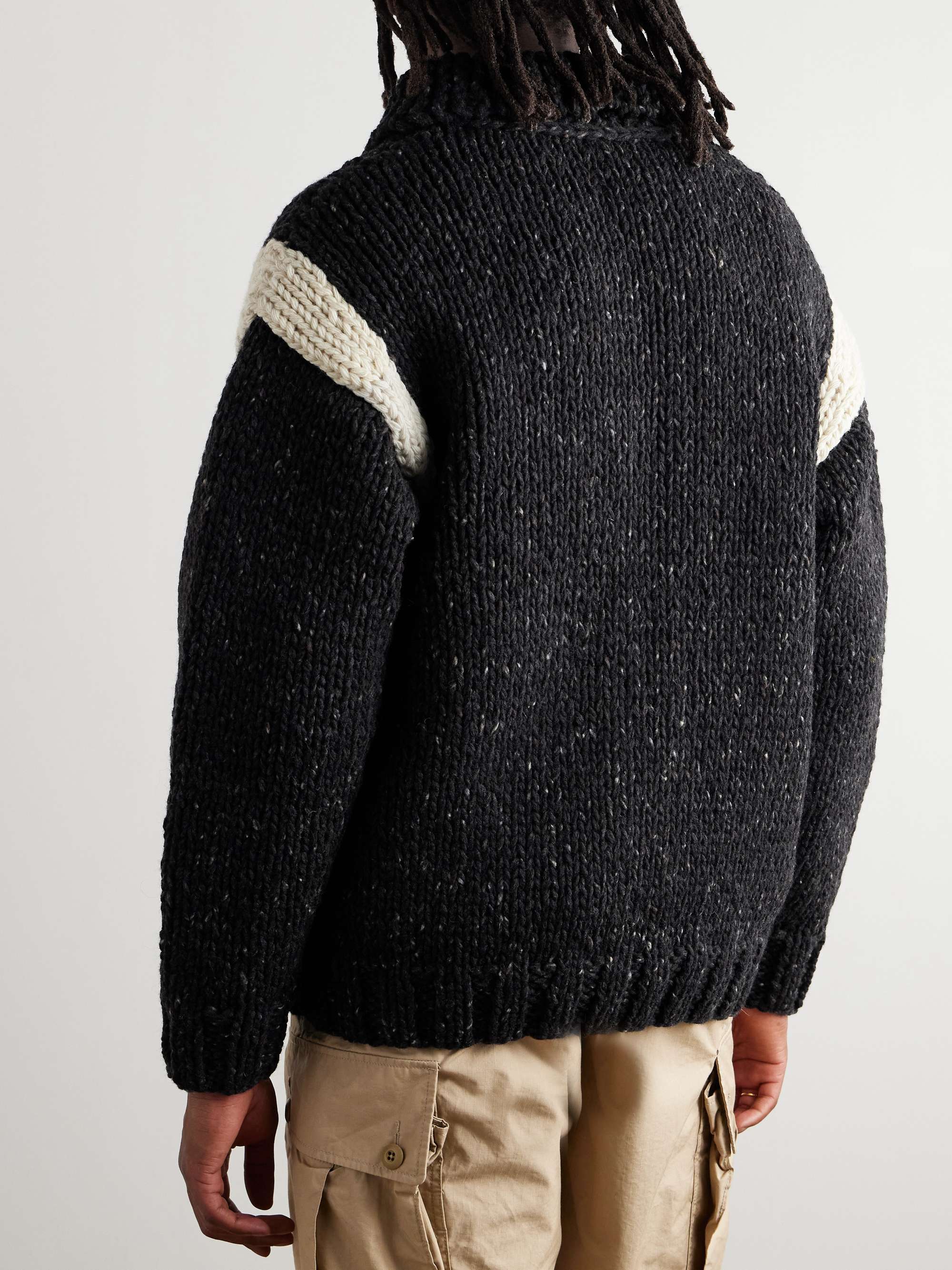 VISVIM Shaw-Collar Wool Zip-Up Cardigan for Men | MR PORTER
