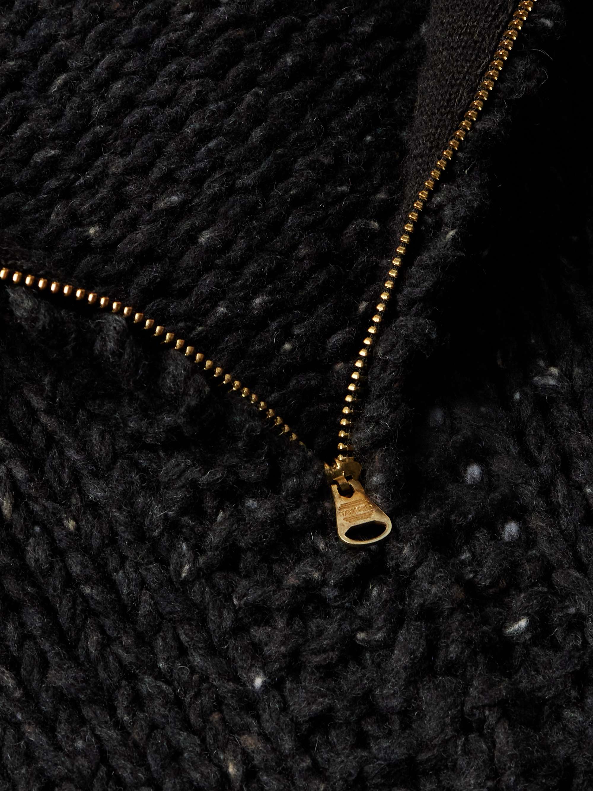 VISVIM Shaw-Collar Wool Zip-Up Cardigan for Men | MR PORTER
