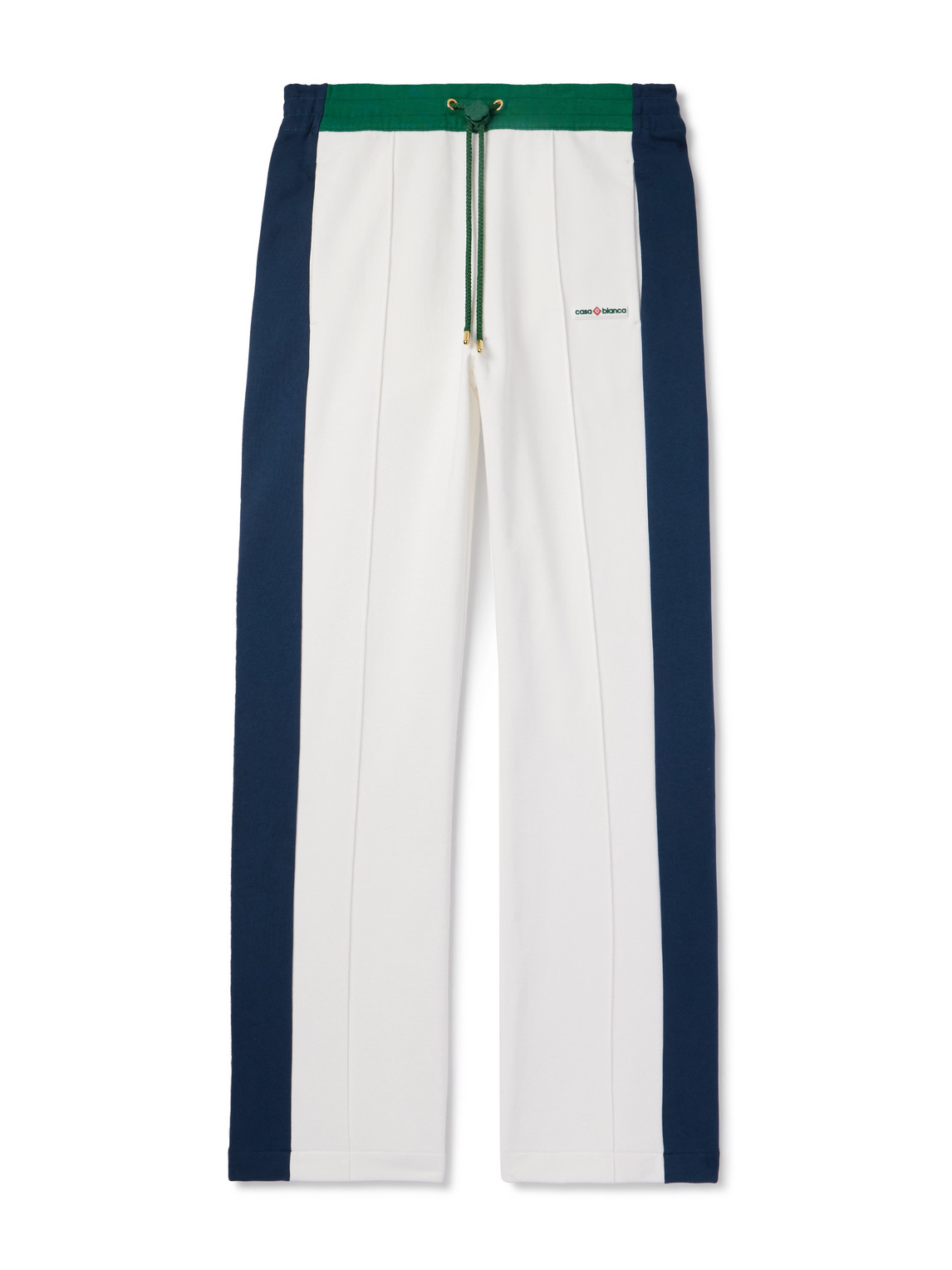 Casablanca Colourblock Track Pants In White