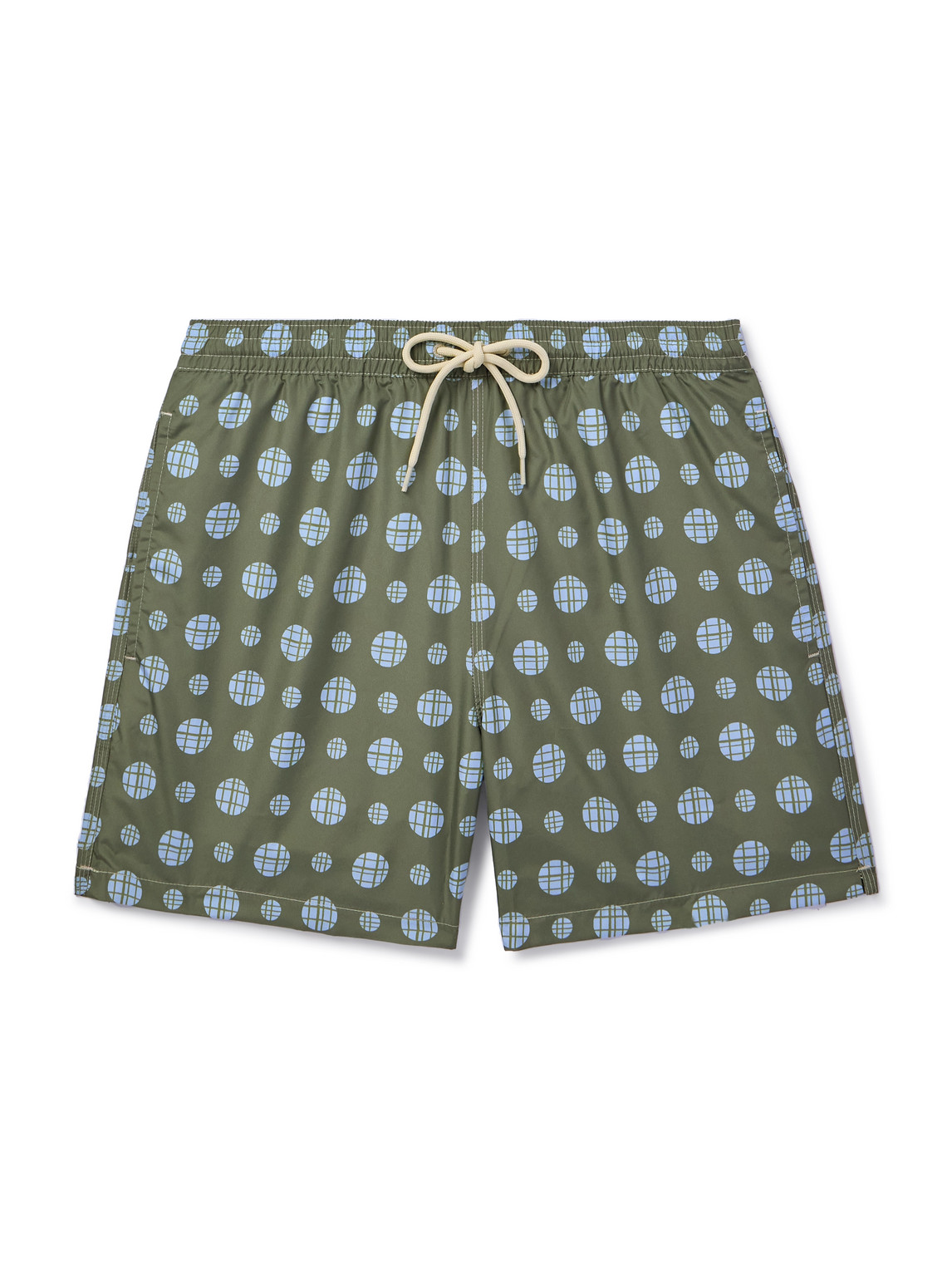 Kite Straight-Leg Mid-Length Printed Swim Shorts