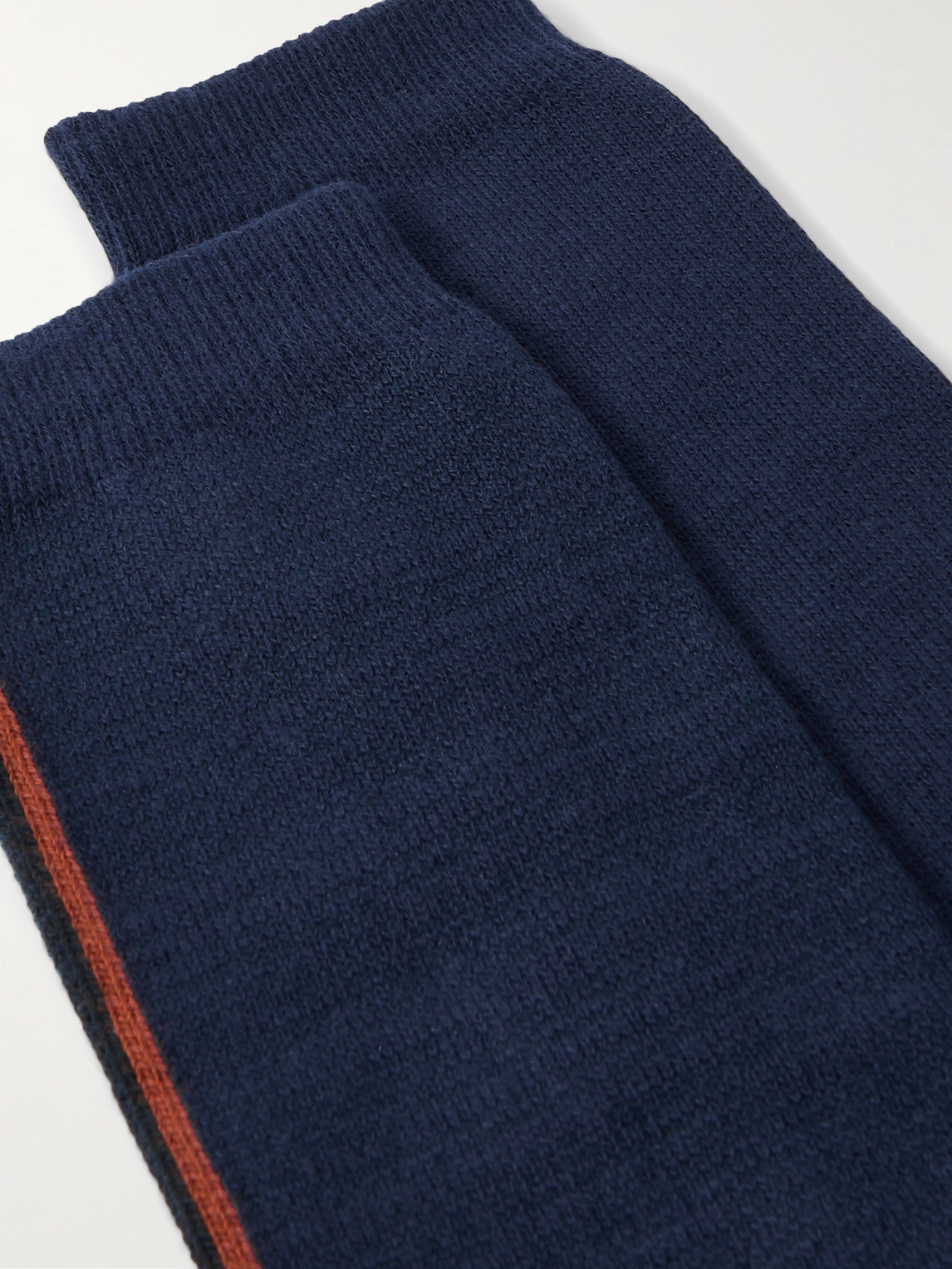 PAUL SMITH ARTIST STRIPE COTTON-BLEND SOCKS