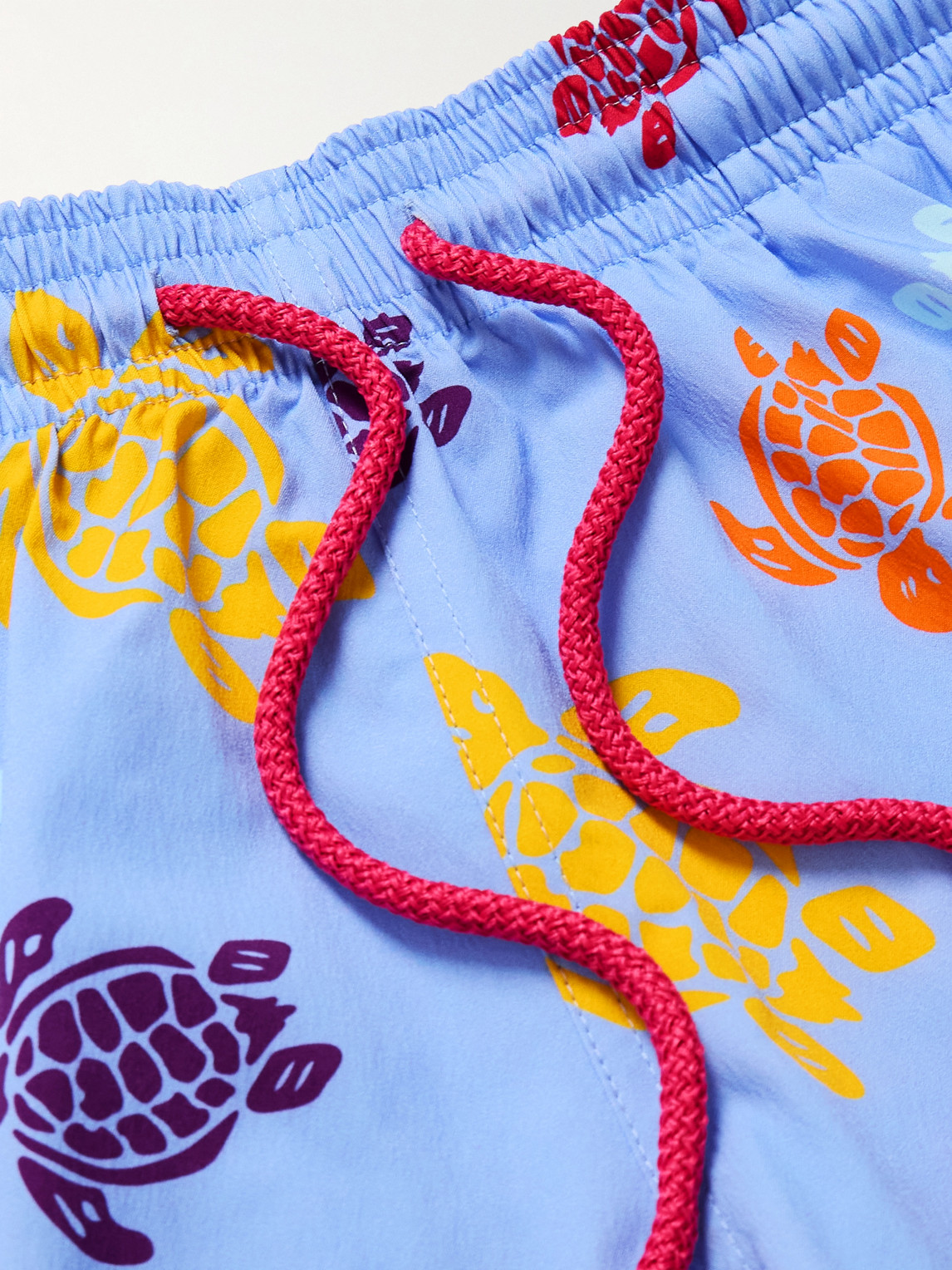 Vilebrequin Turtle Print Swim Shorts In Blue