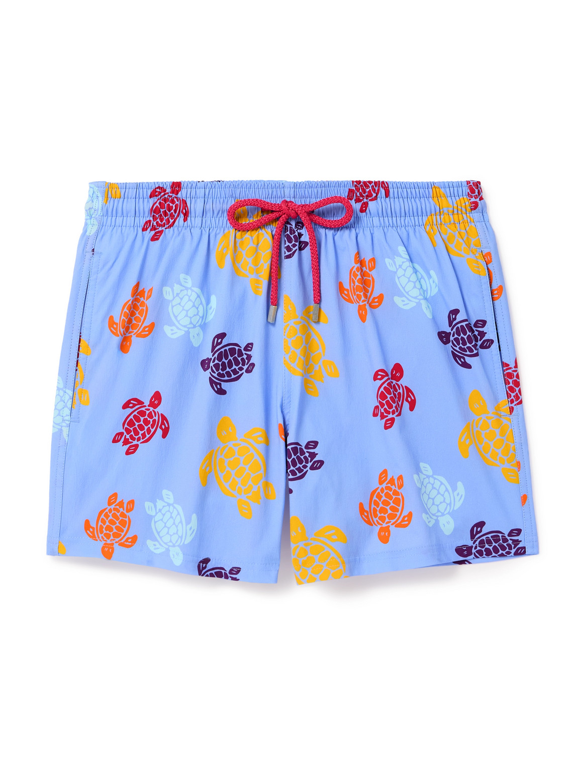 Vilebrequin Turtle Print Swim Shorts In Blue
