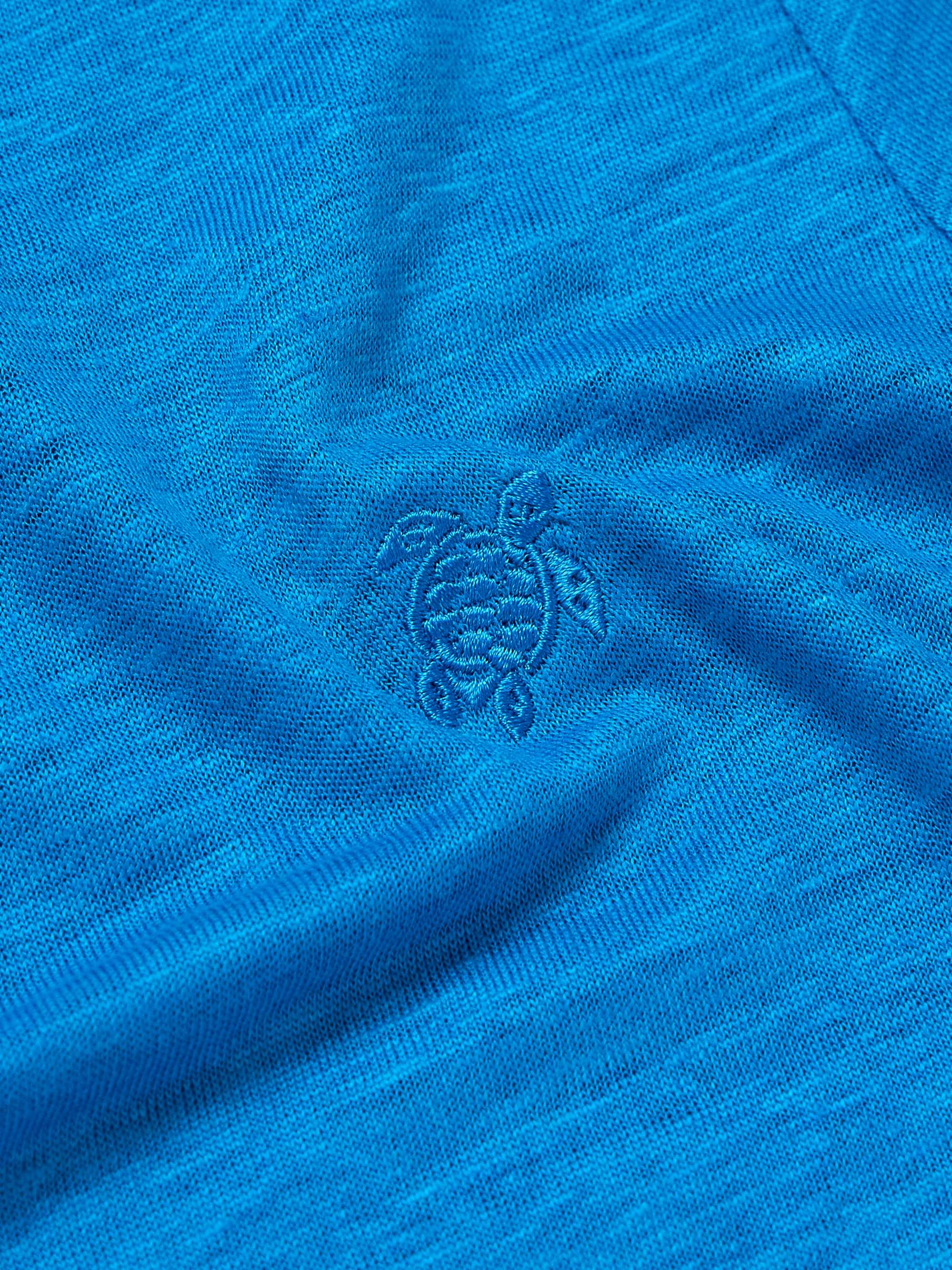 VILEBREQUIN Pyramid Linen-Jersey Polo Shirt