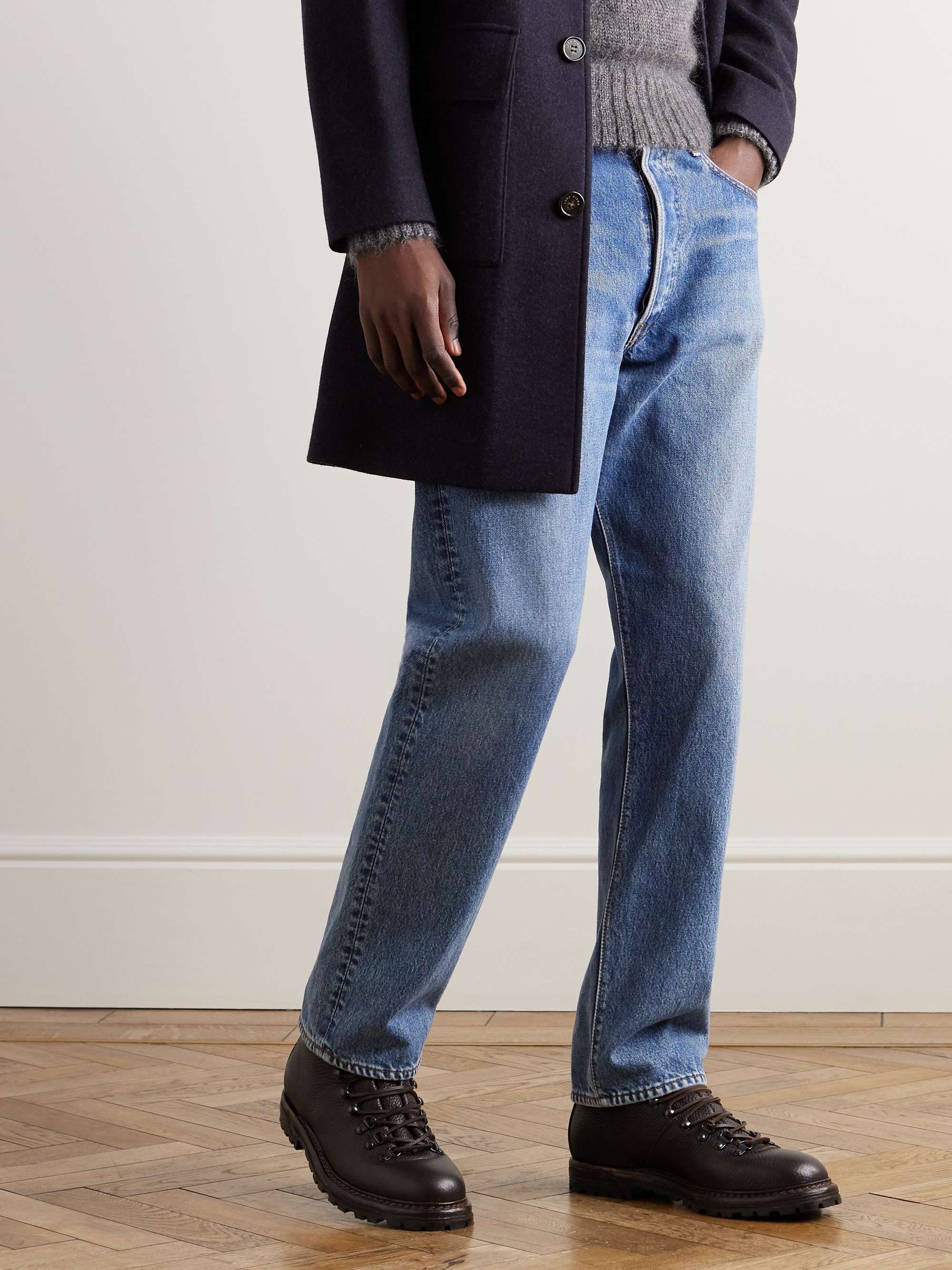 OFFICINE CREATIVE Artik Full-Grain Leather Lace-Up Boots for