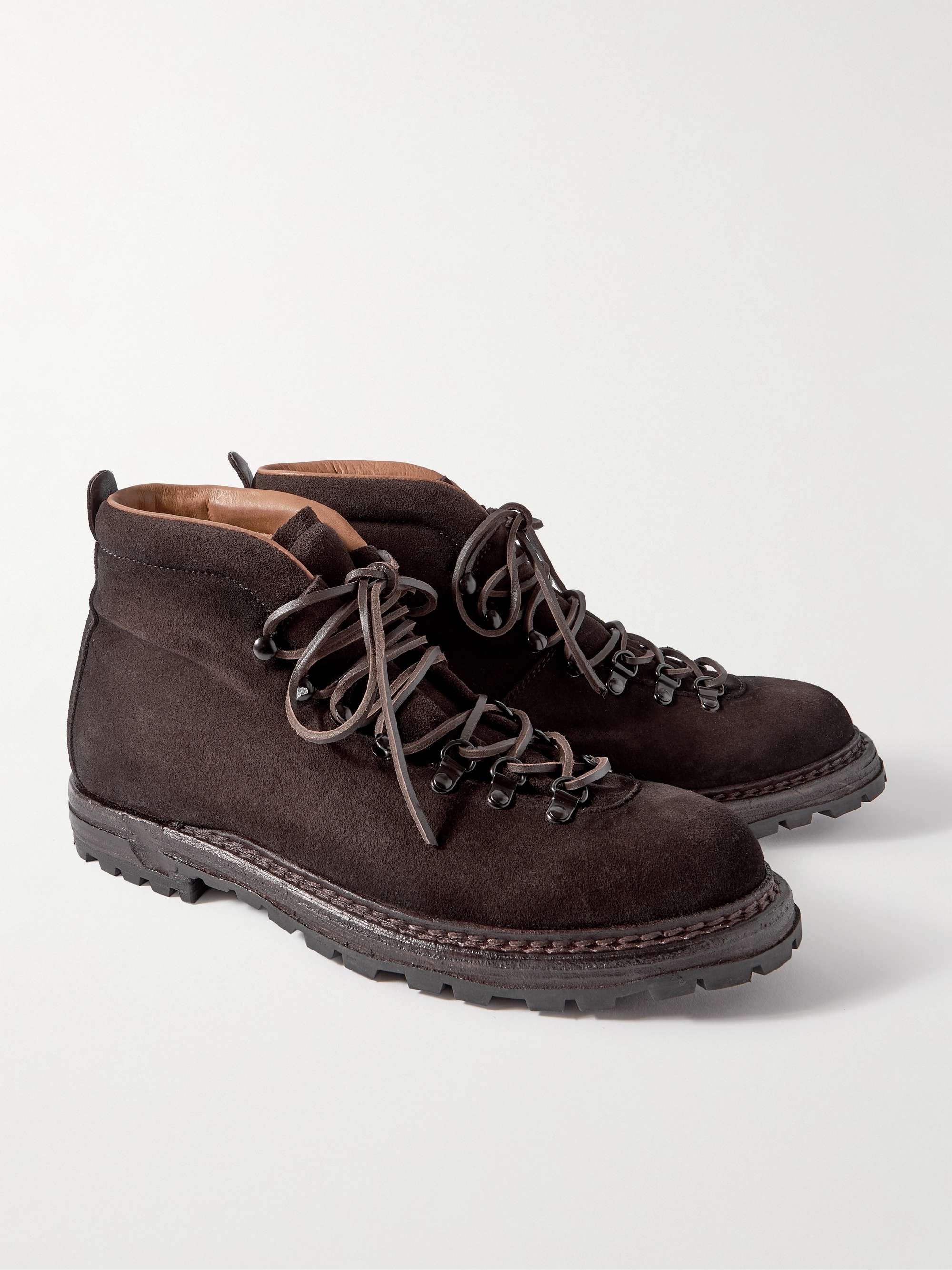 OFFICINE CREATIVE Artik Suede Lace-Up Boots
