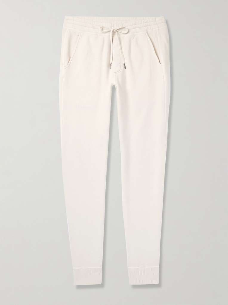 Tom Ford — Tapered Garment-Dyed Cotton-Jersey Sweatpants