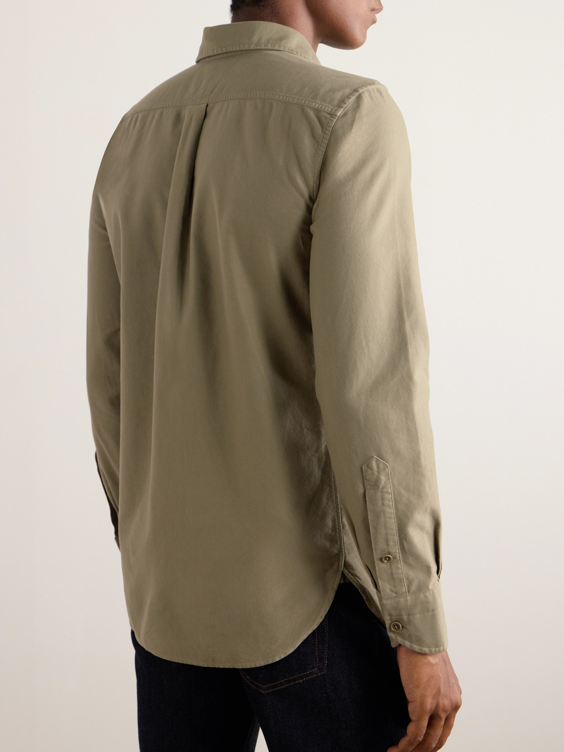 TOM FORD SLIM-FIT COTTON-MOLESKIN SHIRT
