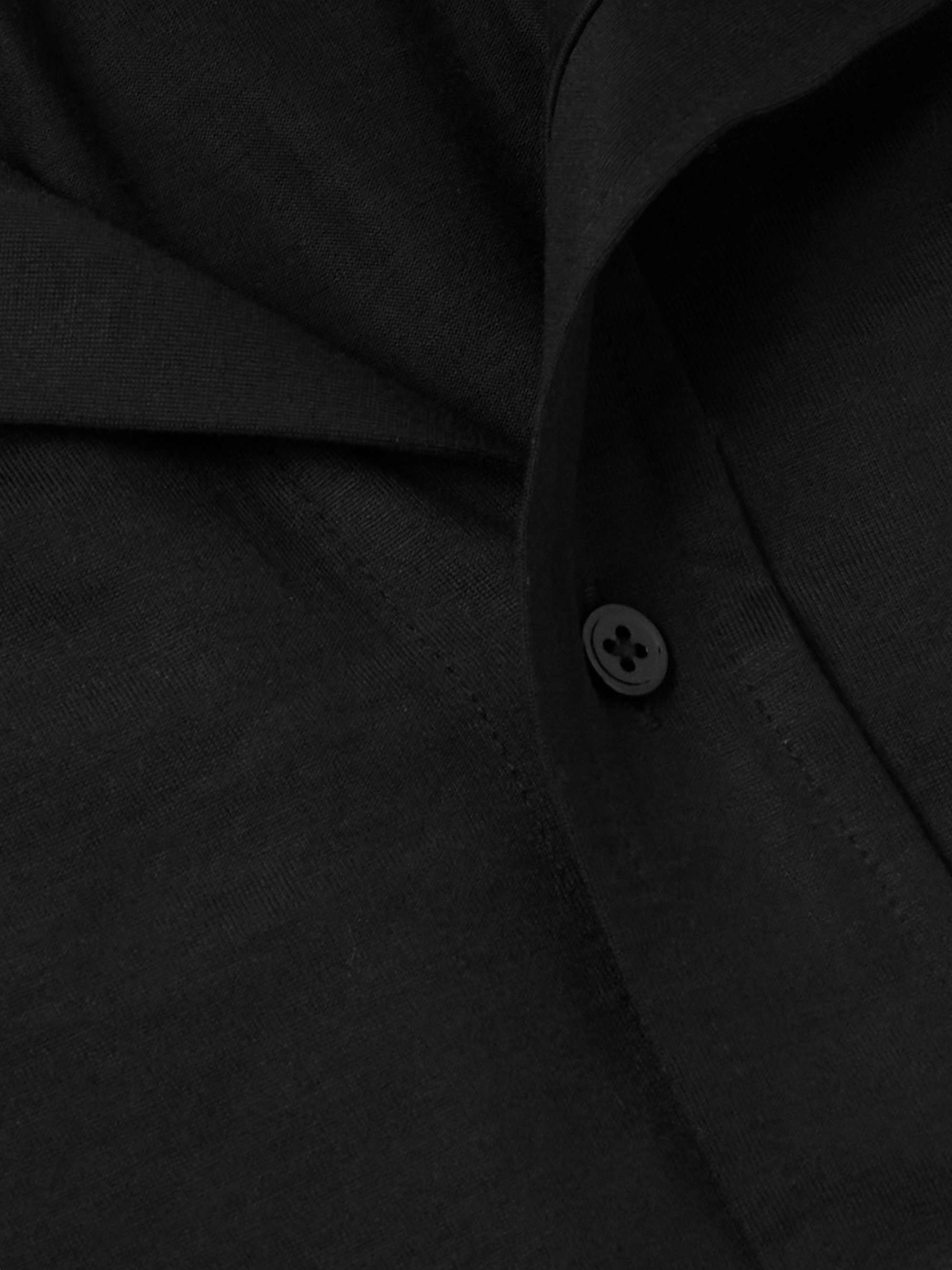TOM FORD Button-Down Collar Silk and Cotton-Blend Shirt for Men | MR PORTER