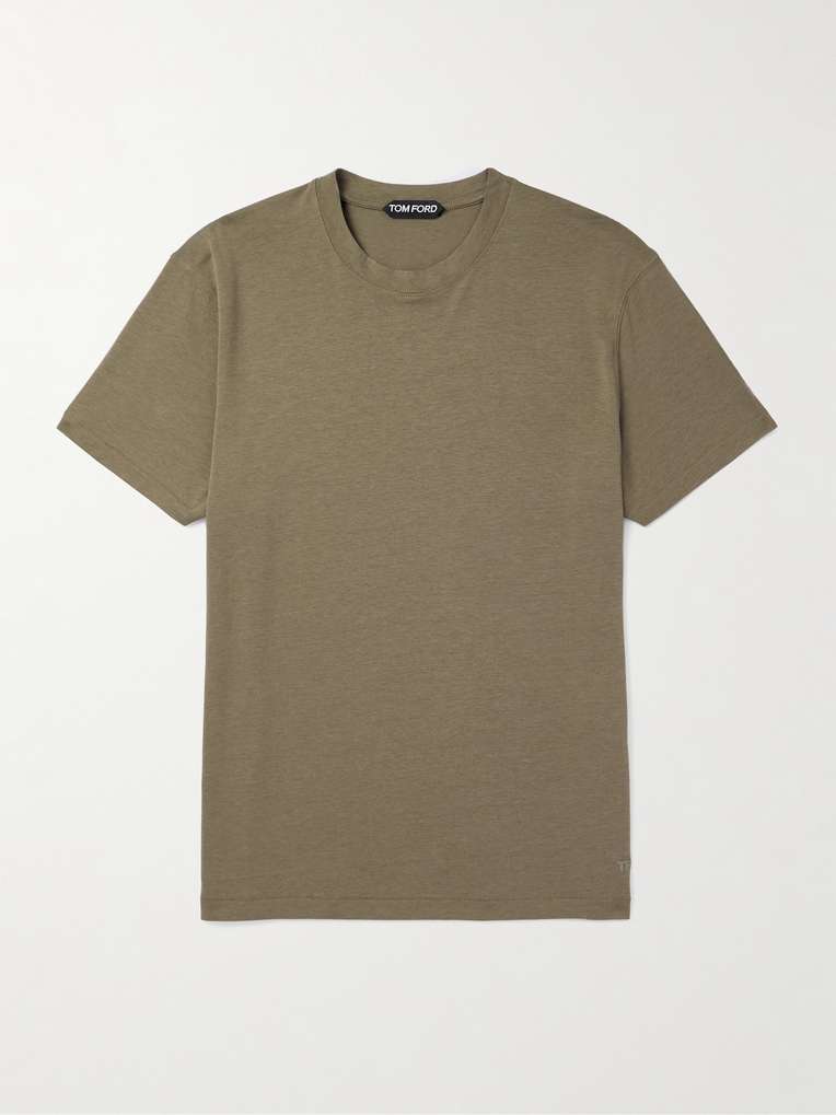 Tom Ford — Slim-Fit Lyocell and Cotton-Blend Jersey T-Shirt