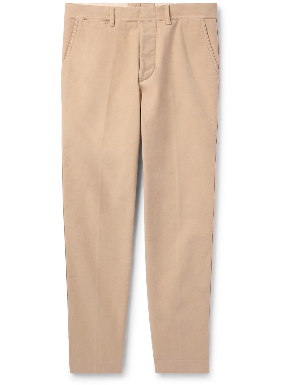 Tom Ford Straight-Leg Cotton-Blend Moleskin Trousers - Men