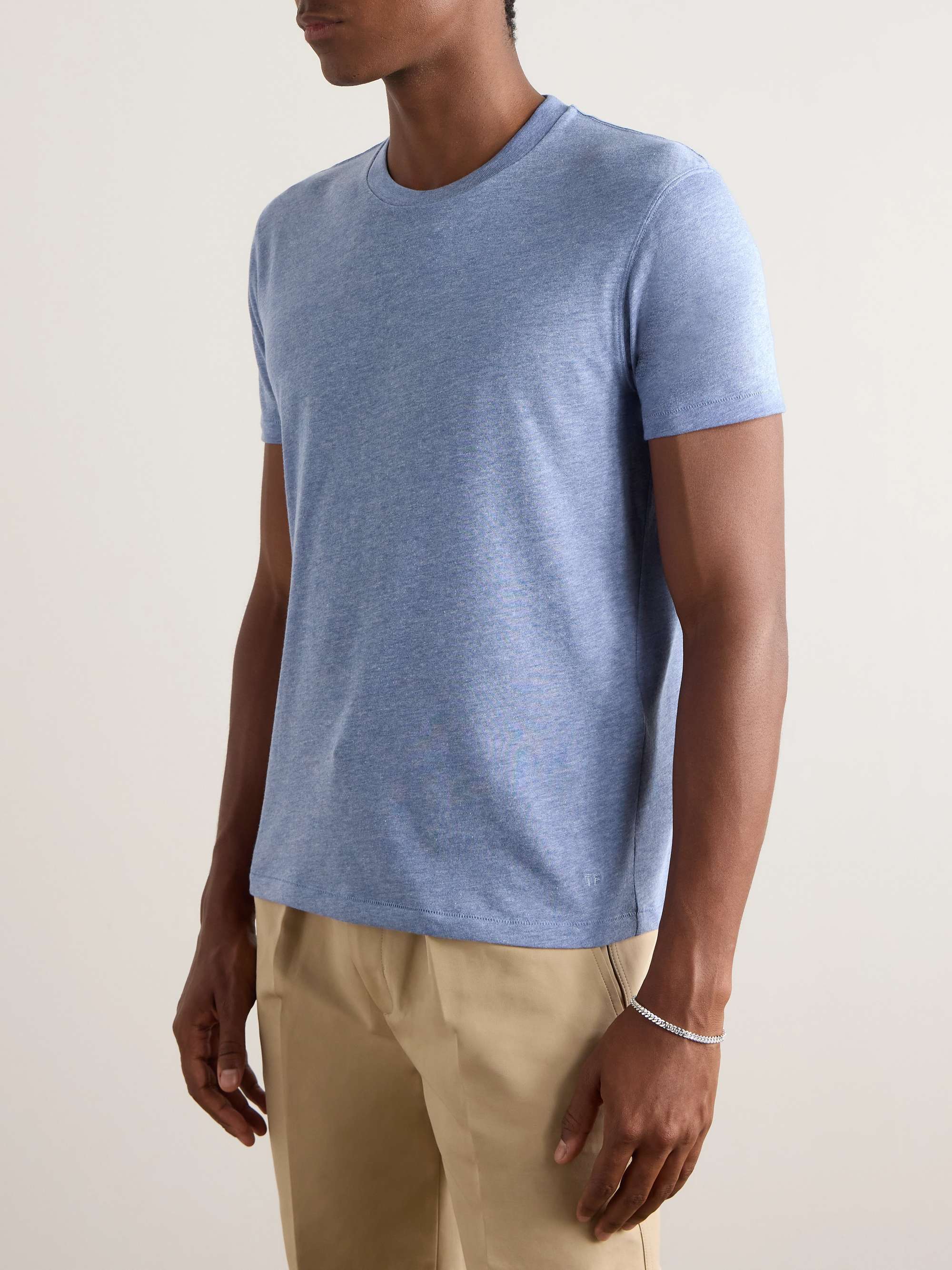 TOM FORD Cotton-Blend Jersey T-Shirt