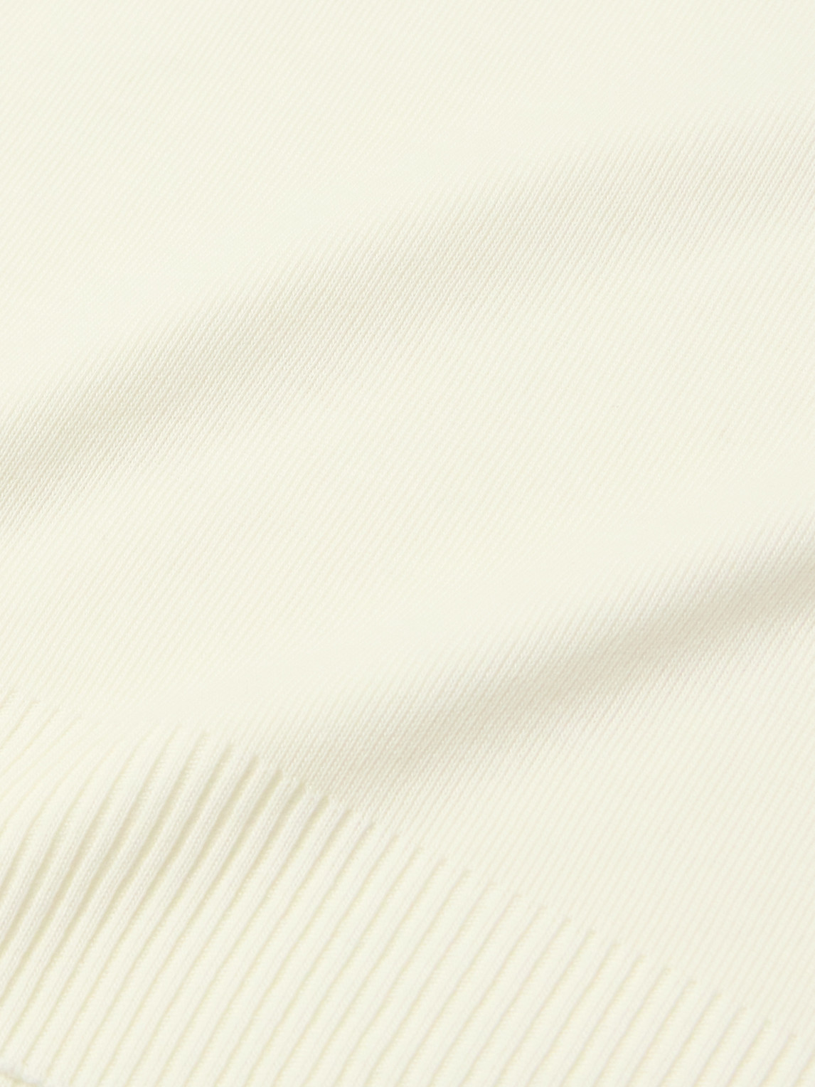 Tom Ford Placed Rib Slim-fit Lyocell And Cotton-blend T-shirt In Neutrals