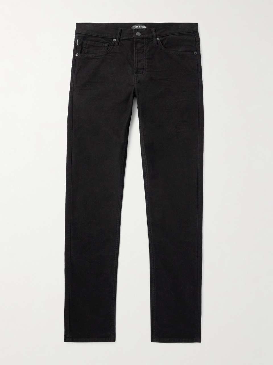 TOM FORD Slim-Fit Cotton-Blend Moleskin Trousers for Men | MR PORTER