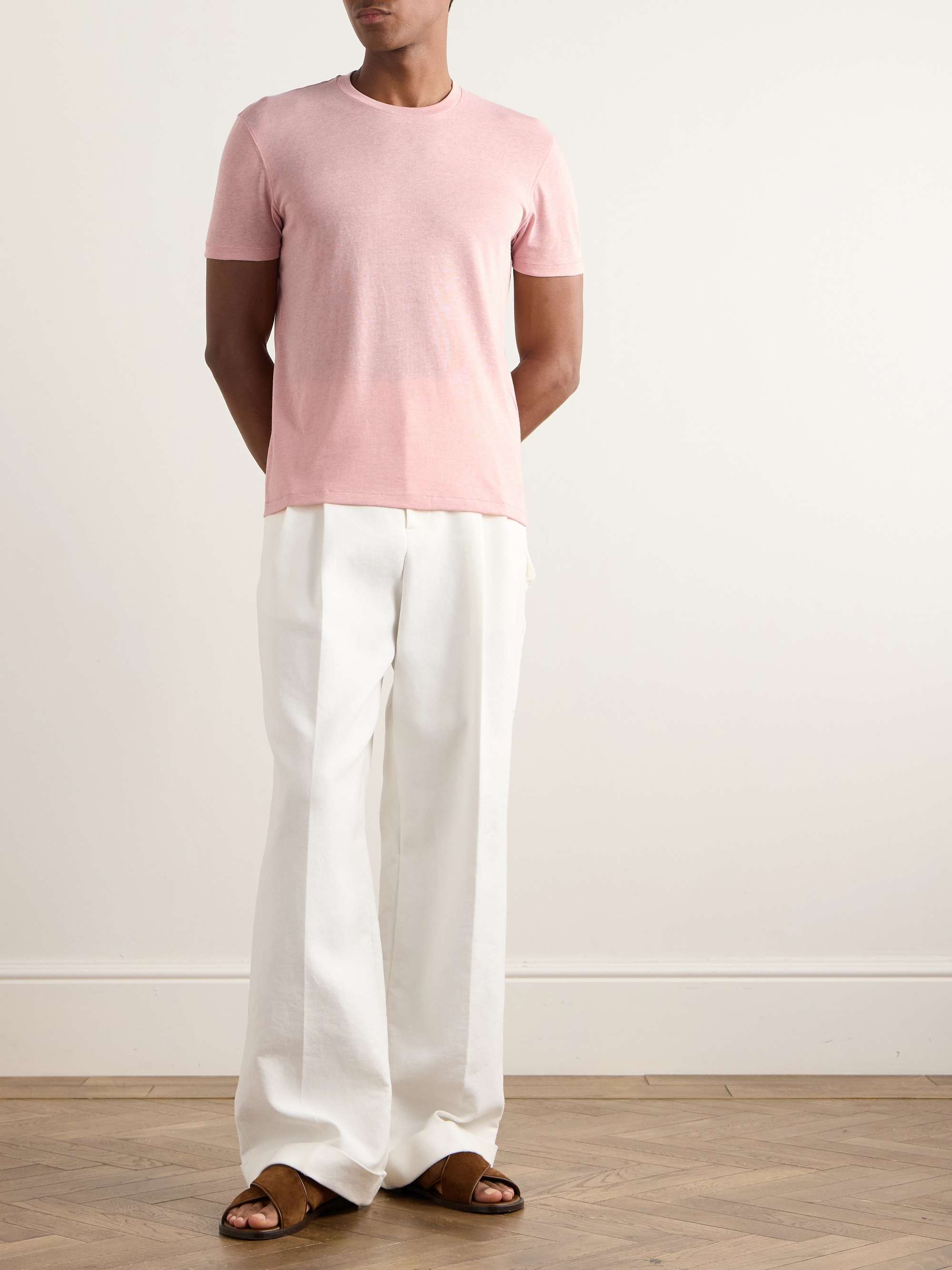 TOM FORD Cotton-Blend Jersey T-Shirt
