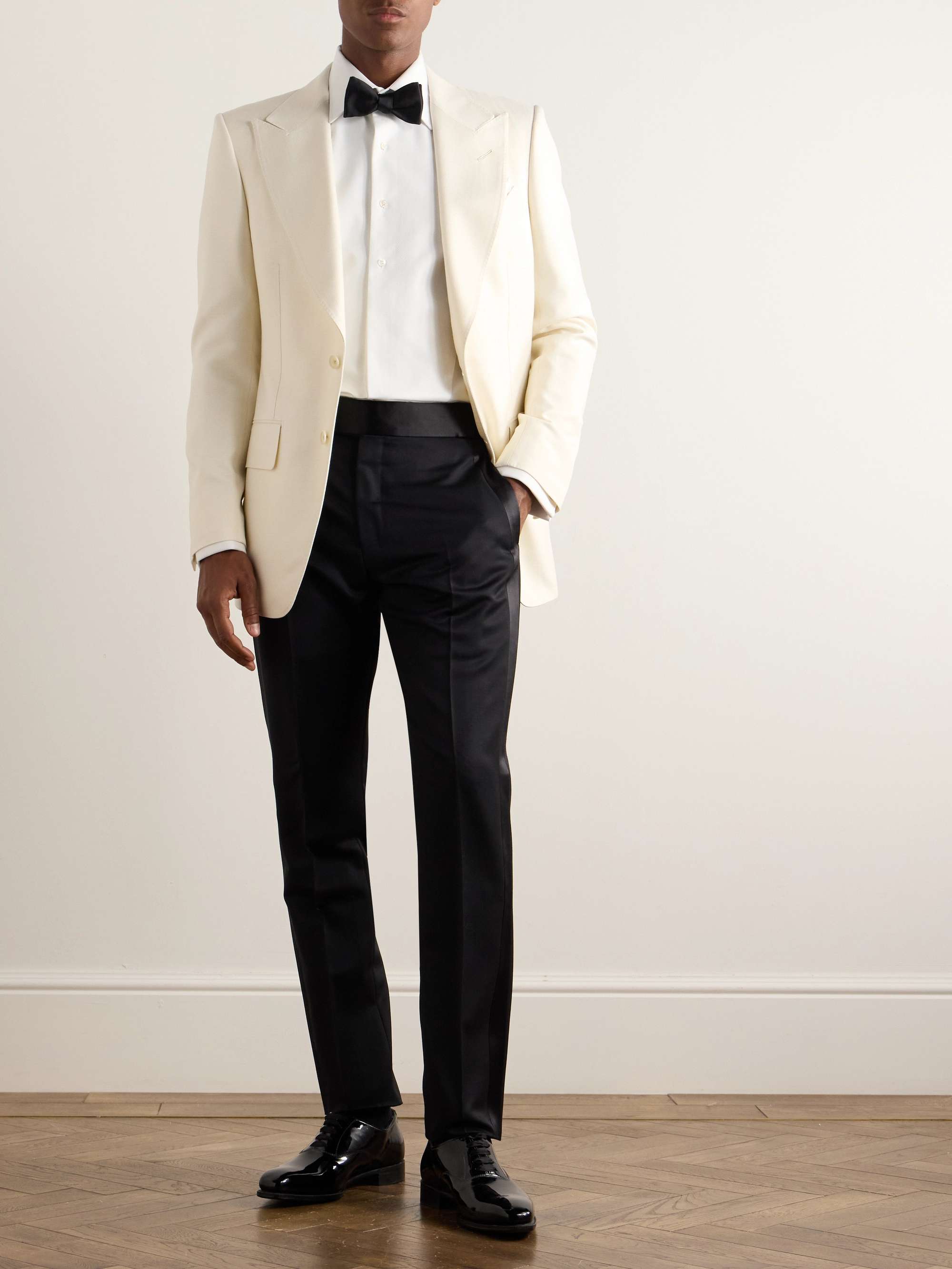 JB Britches Torino Model Wool-Stretch Twill Trousers - Khaki