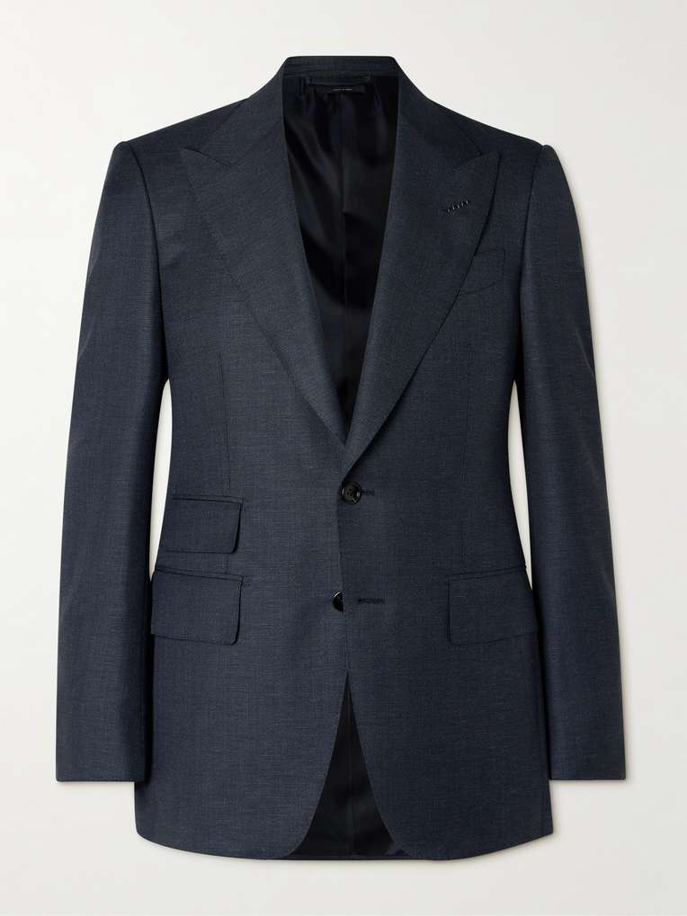Tom Ford — Shelton Slim-Fit Wool, Mohair, Linen and Silk-Blend Suit Jacket