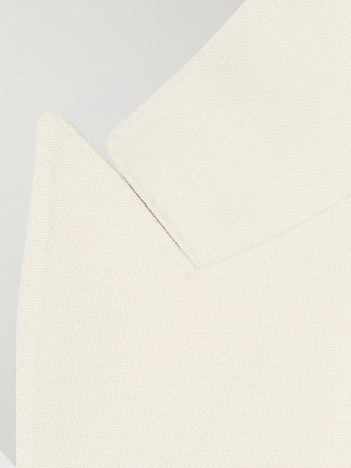 Shop Tom Ford Slim-fit Grain De Poudre Silk Tuxedo Jacket In White