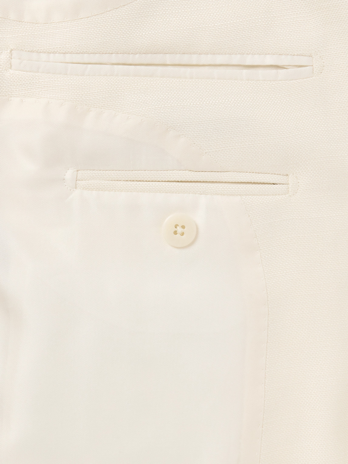Shop Tom Ford Slim-fit Grain De Poudre Silk Tuxedo Jacket In White