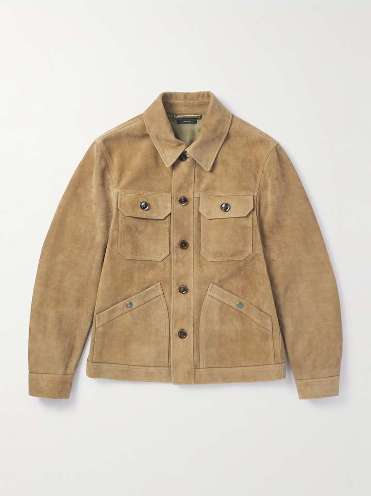 Tom Ford — Heathered Suede Jacket