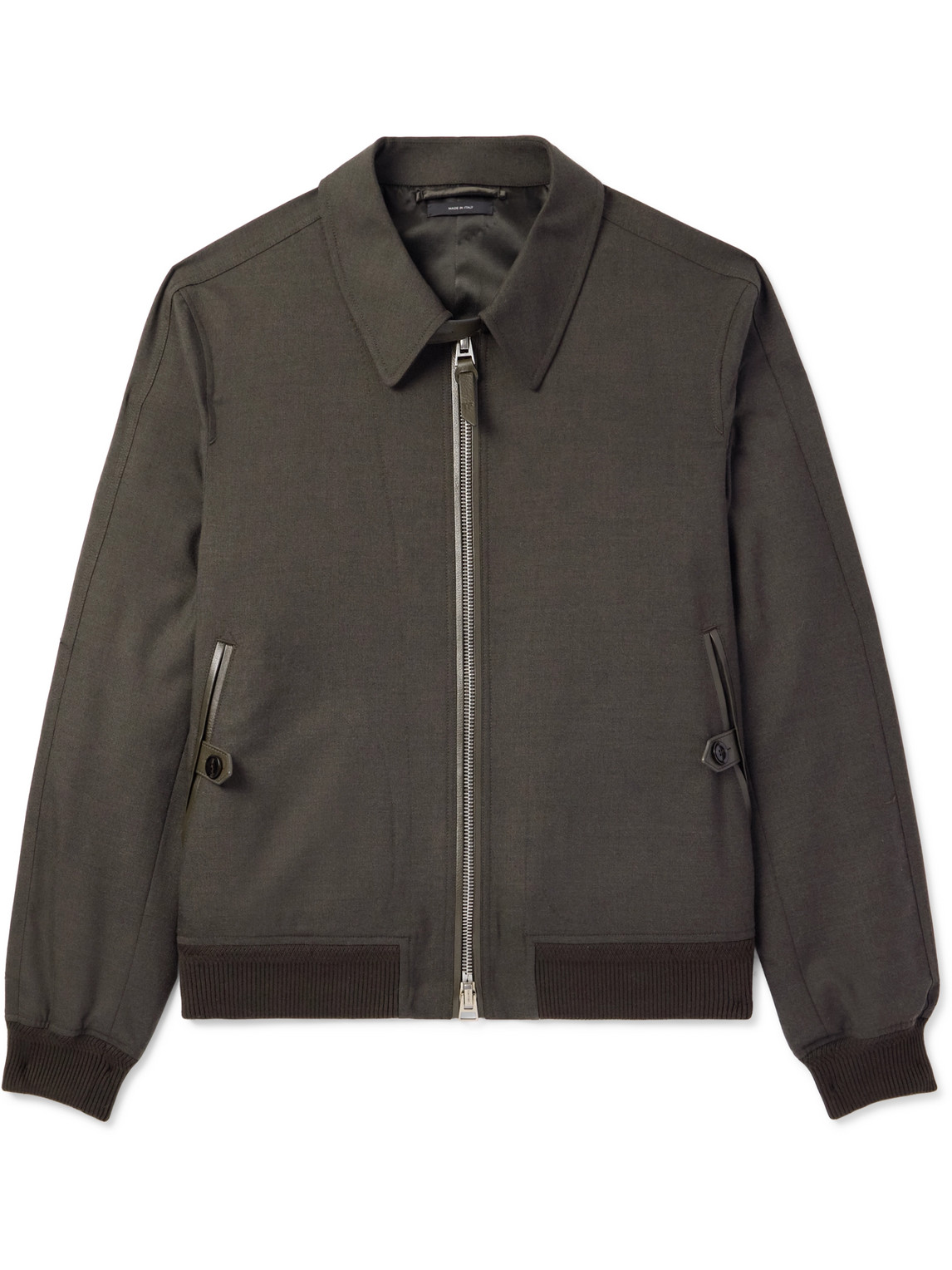 Mohair, Virgin Wool and Silk-Blend Blouson Jacket