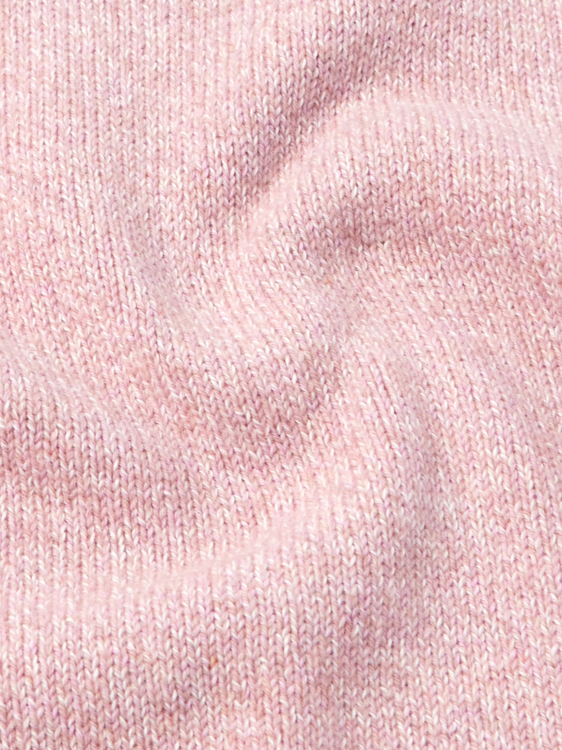 Shop Loro Piana Cotton And Cashmere-blend Sweater In Pink