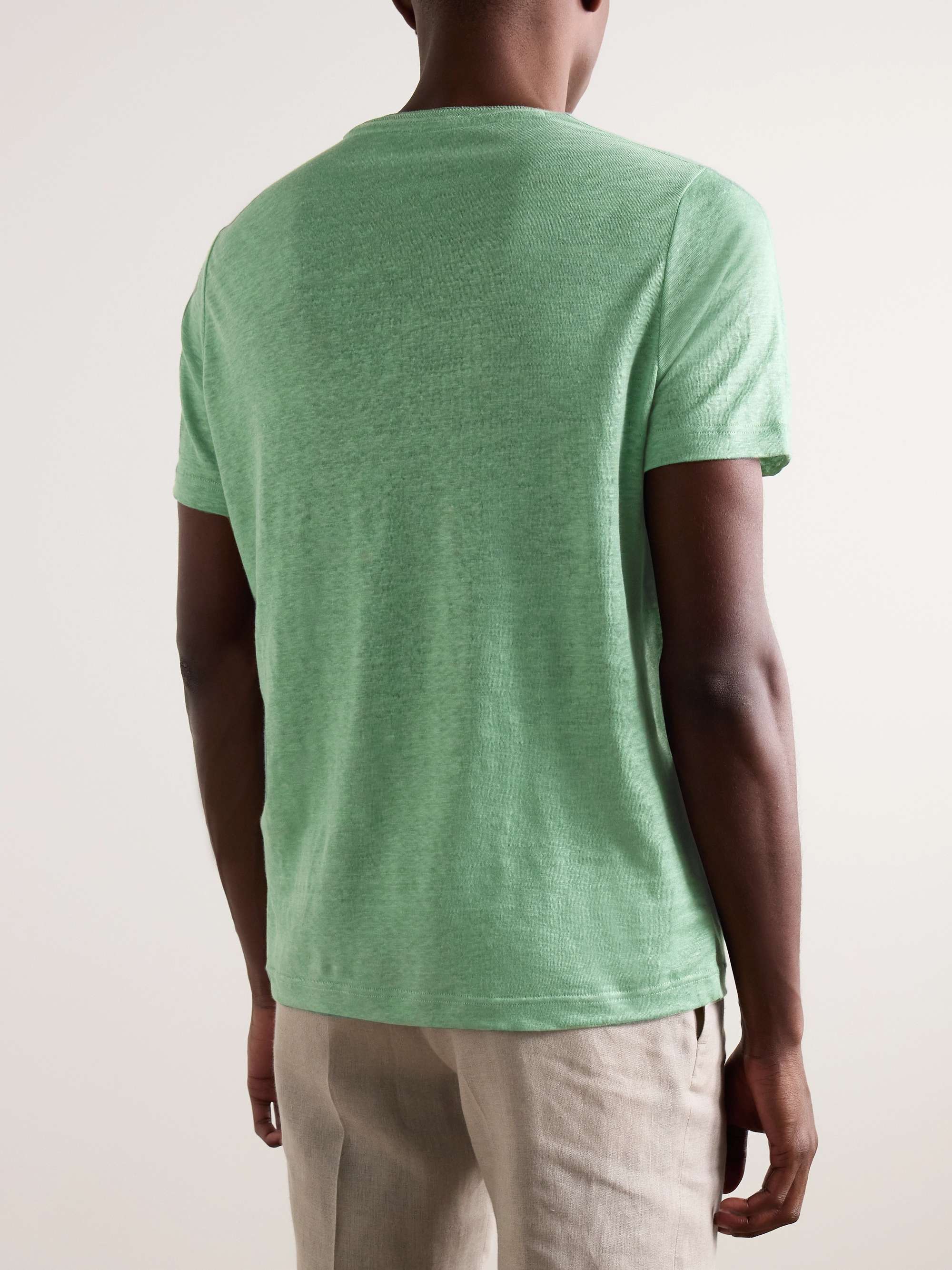 LORO PIANA Linen-Jersey T-Shirt