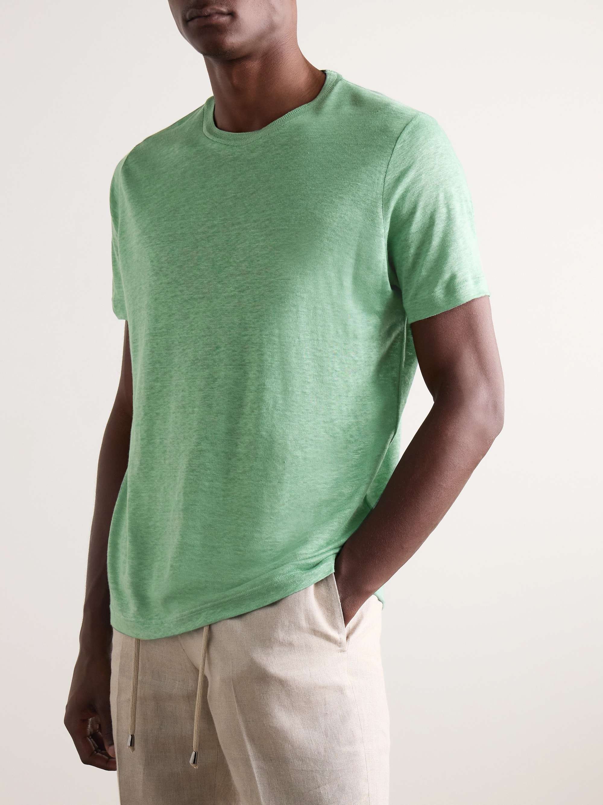 LORO PIANA Linen-Jersey T-Shirt