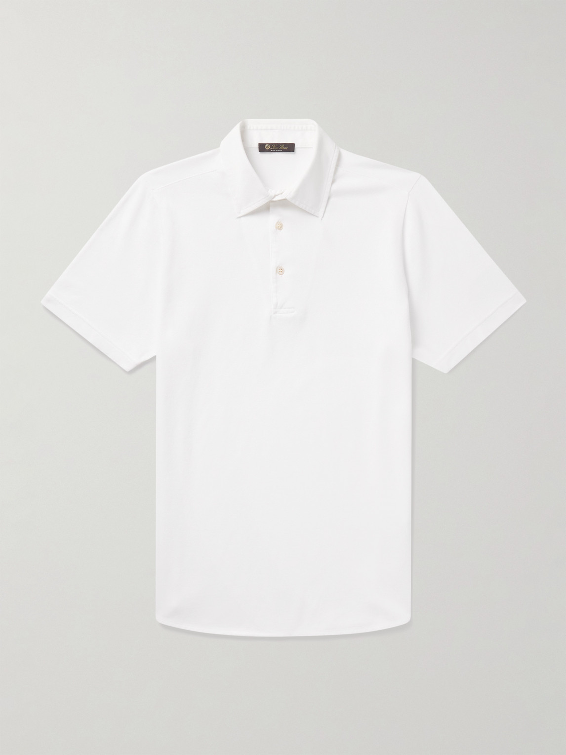 Loro Piana Cotton-Piqué Polo Shirten