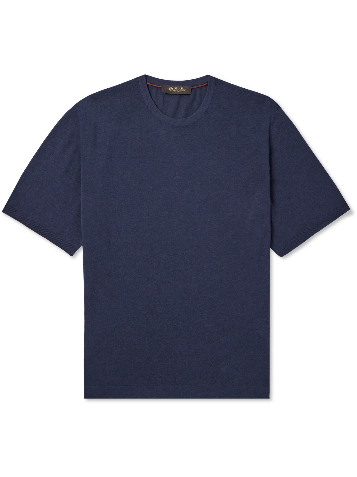 Loro Piana Bay Cotton T-shirt In Blue