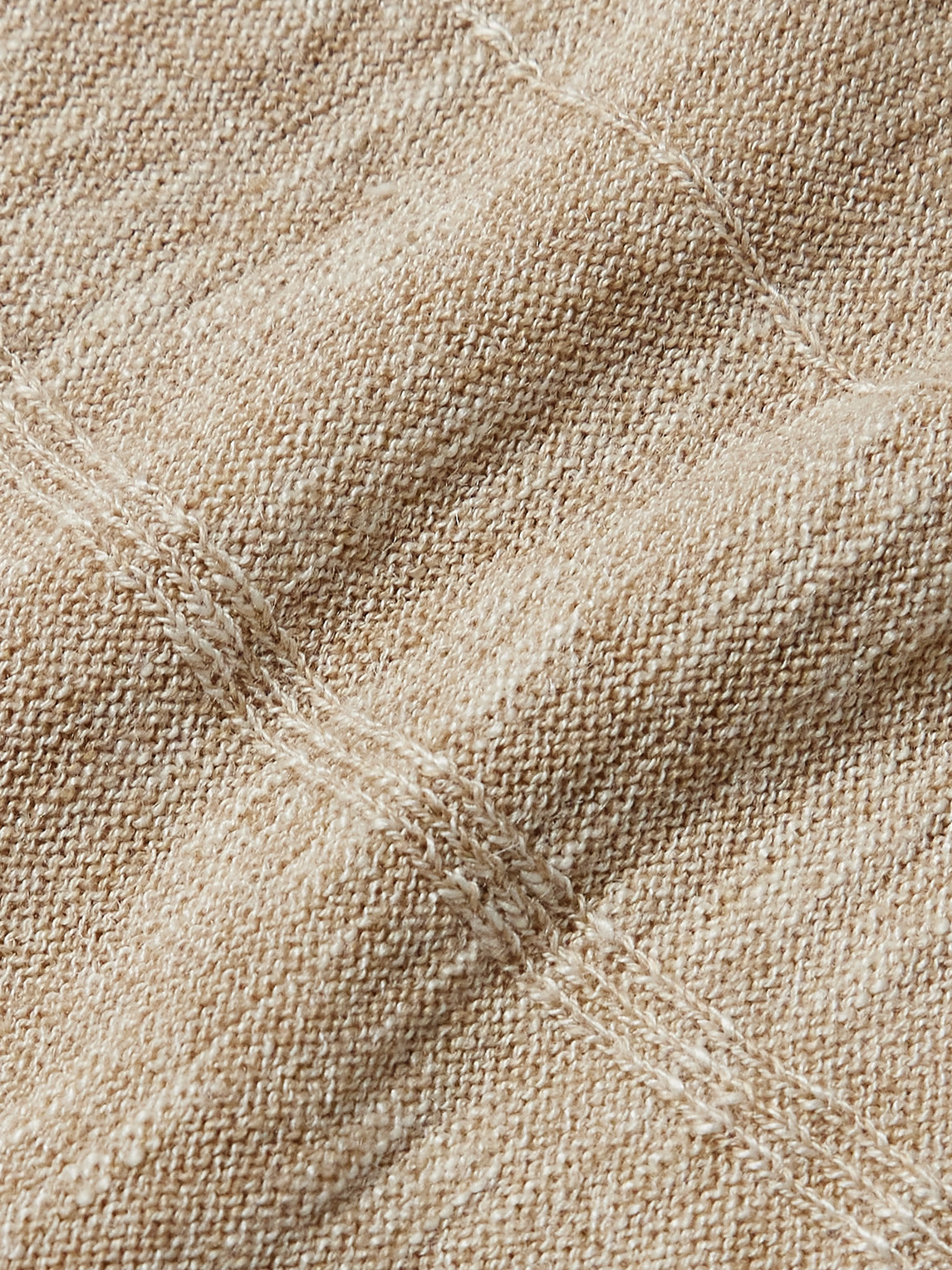 Loro Piana Tori Linen And Silk-blend T-shirt In Neutrals
