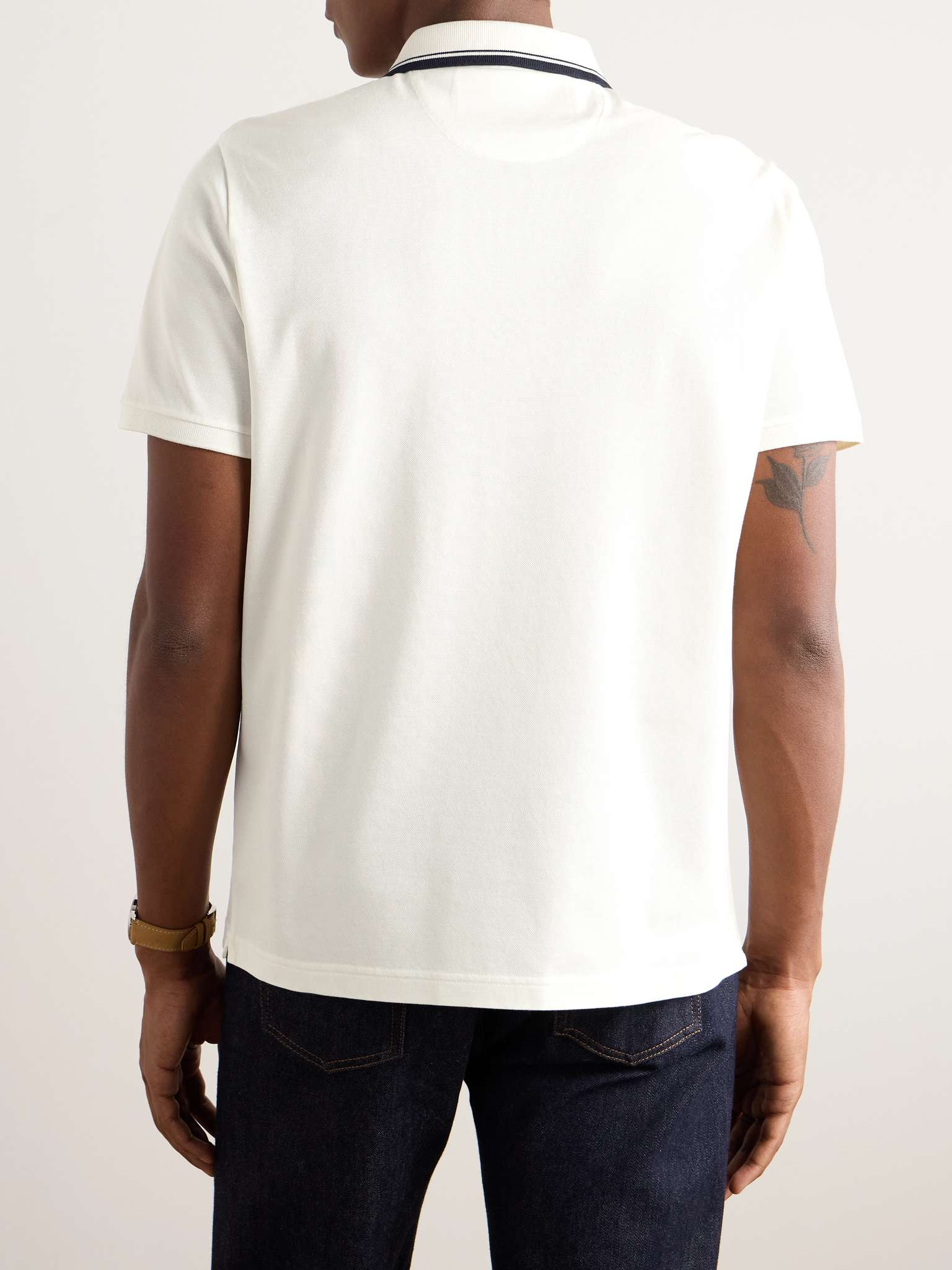 Piera Elasticized Polo Top