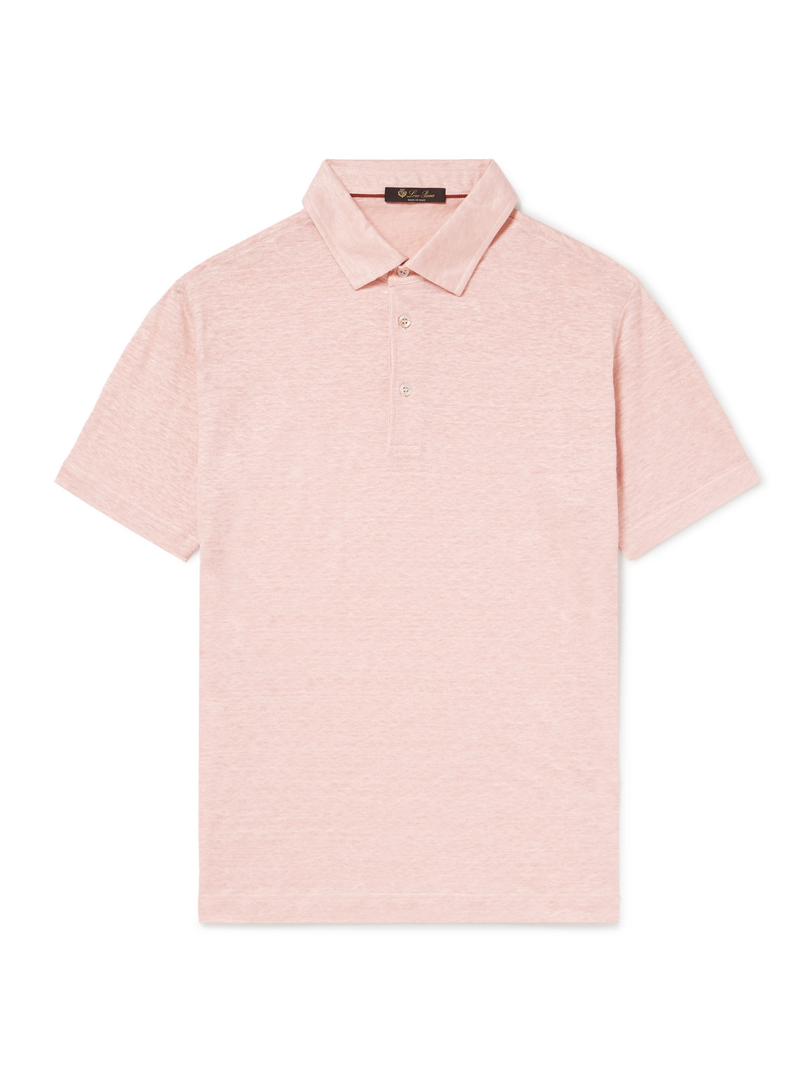 Loro Piana Linen-jersey Polo Shirt In Unknown