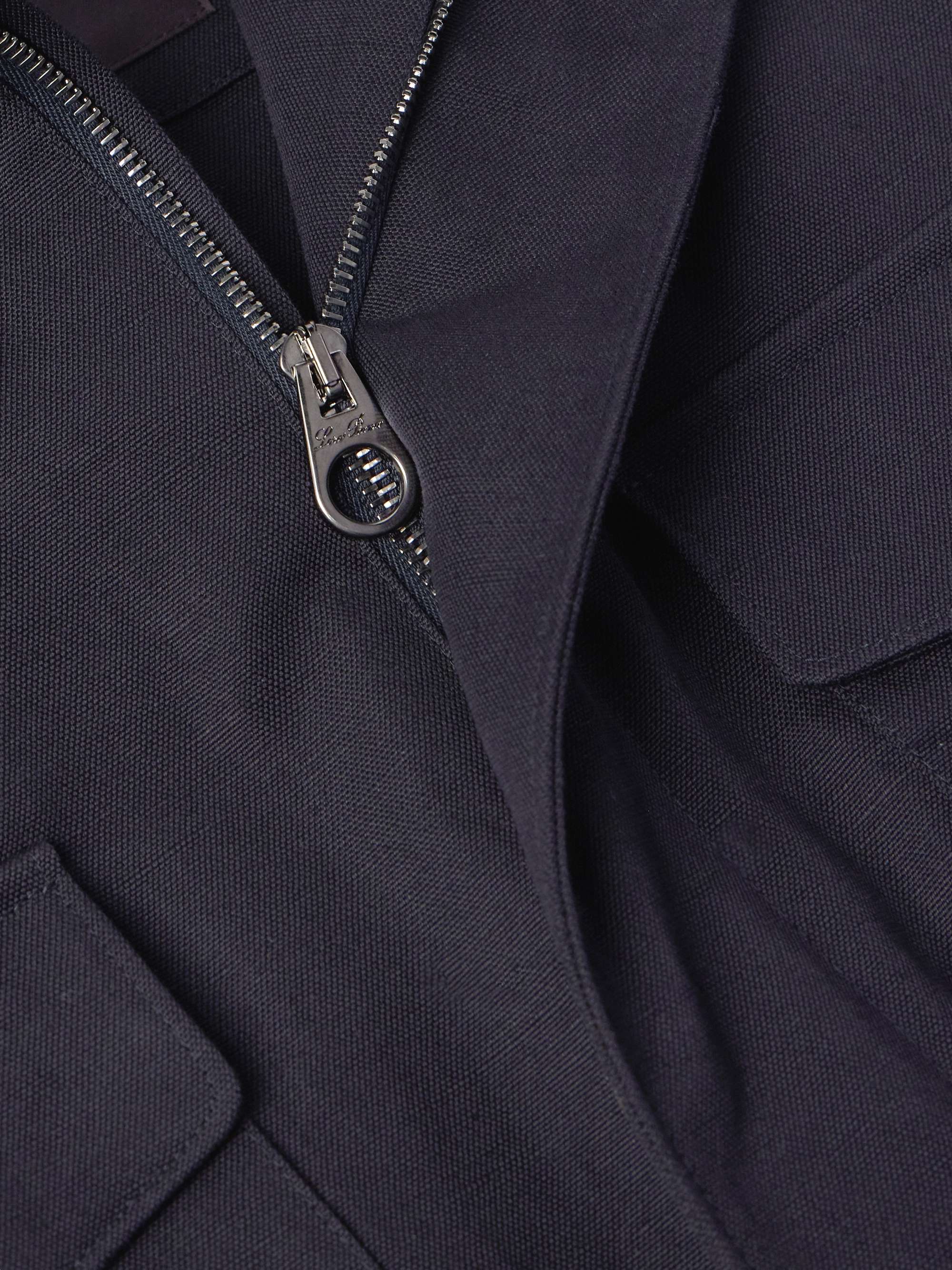 LORO PIANA Traveler Rain System® Cotton and Linen-Blend Field Jacket
