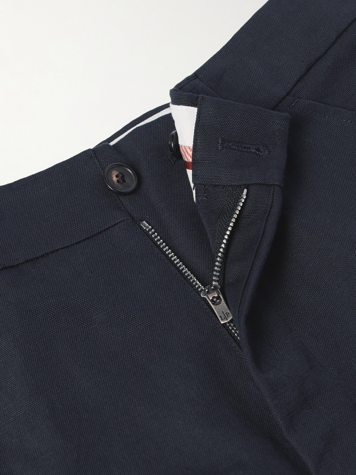 Loro Piana Bizen Wide-leg Cotton And Linen-blend Canvas Cargo Shorts In Blue