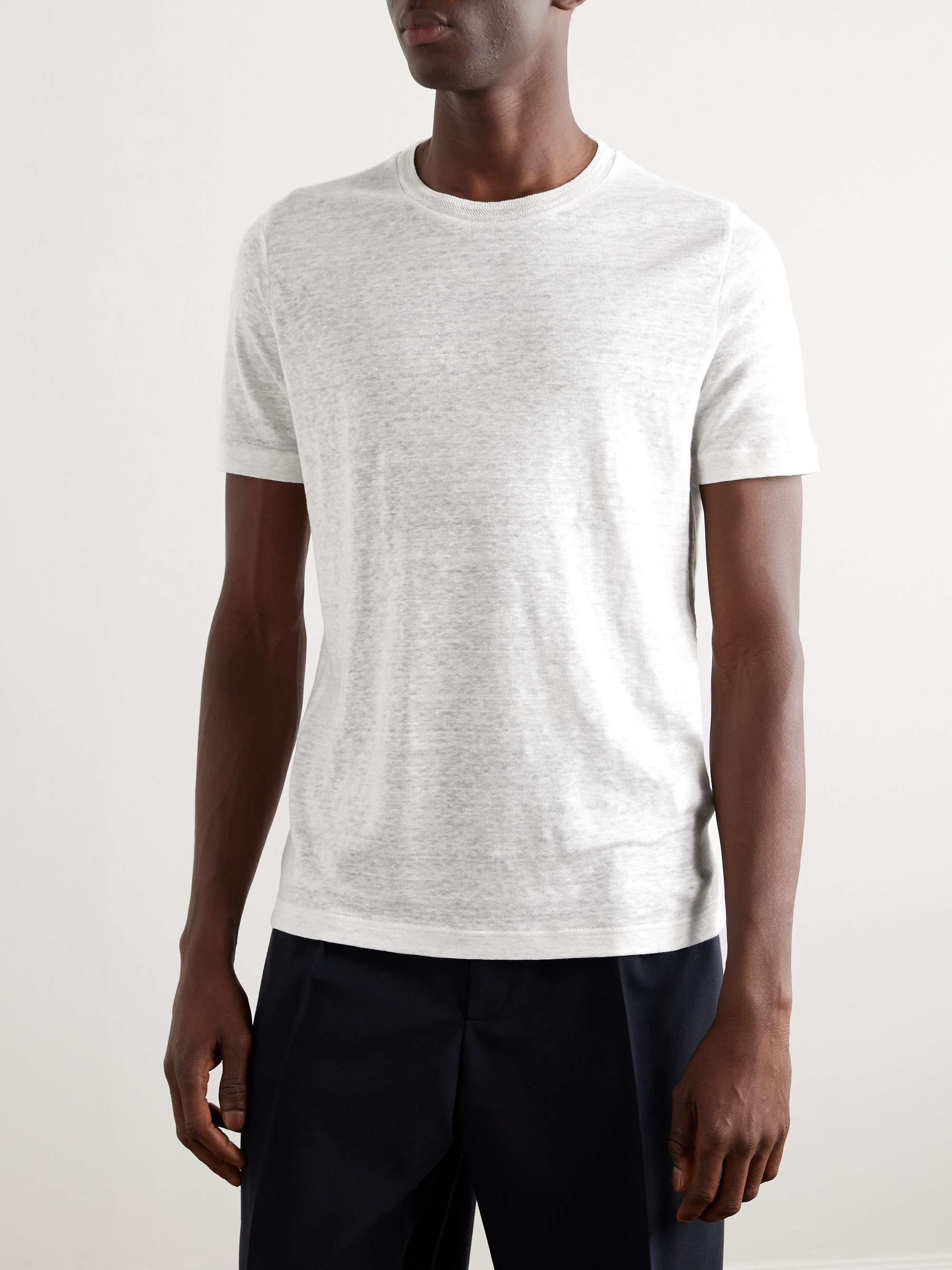 LORO PIANA Linen-Jersey T-Shirt