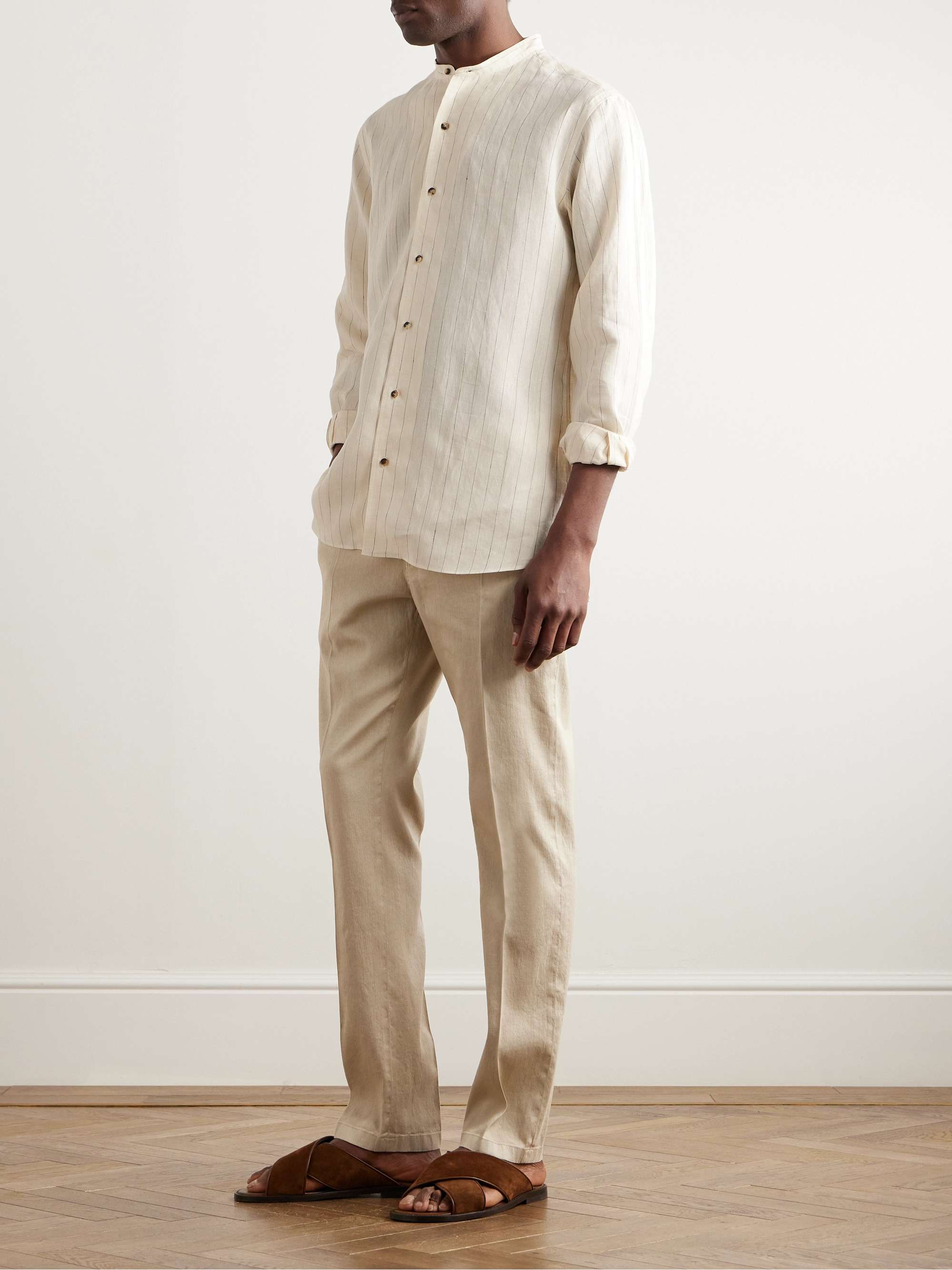 LORO PIANA Straight-Leg Linen-Blend Trousers for Men | MR PORTER LORO PIANA Straight-Leg Linen-Blend Trousers for Men | MR PORTER