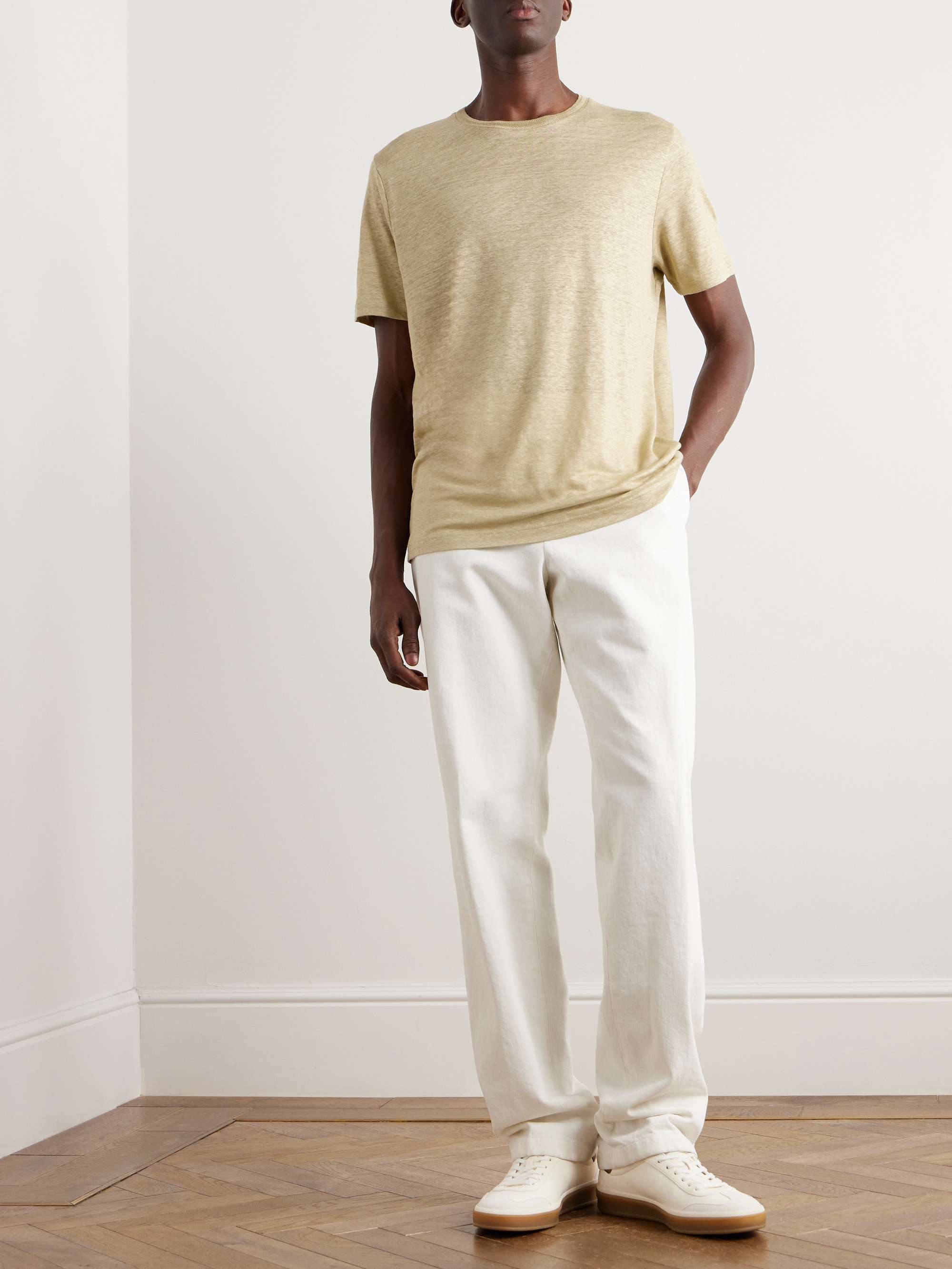 LORO PIANA Linen-Jersey T-Shirt