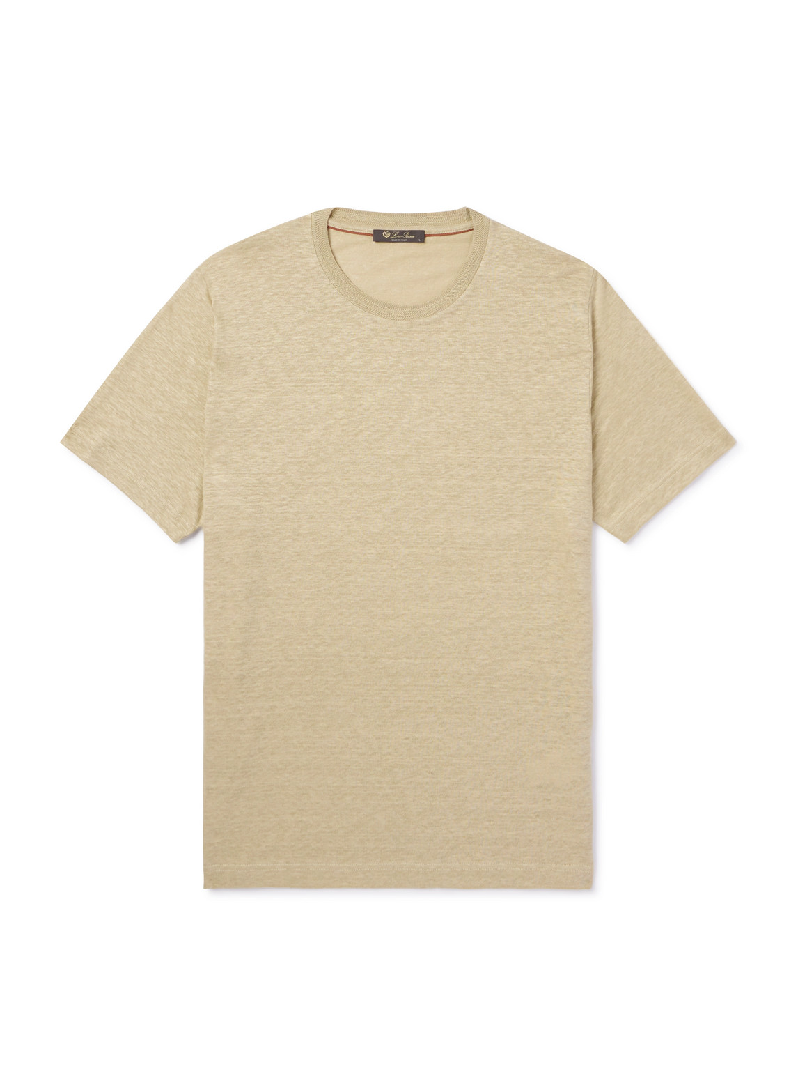 Loro Piana Linen T-shirt In Neutrals