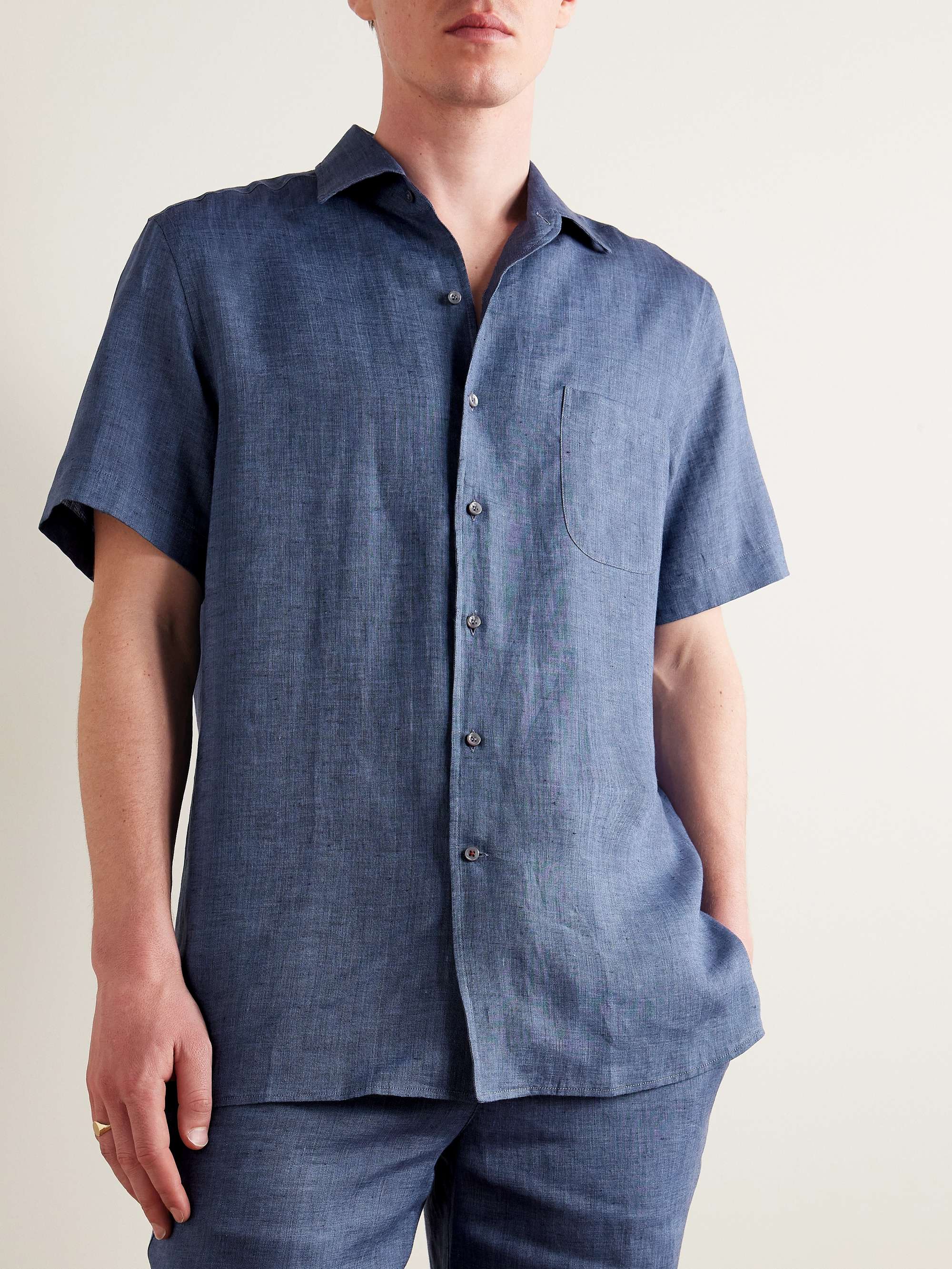 LORO PIANA 애리조나 리넨 셔츠