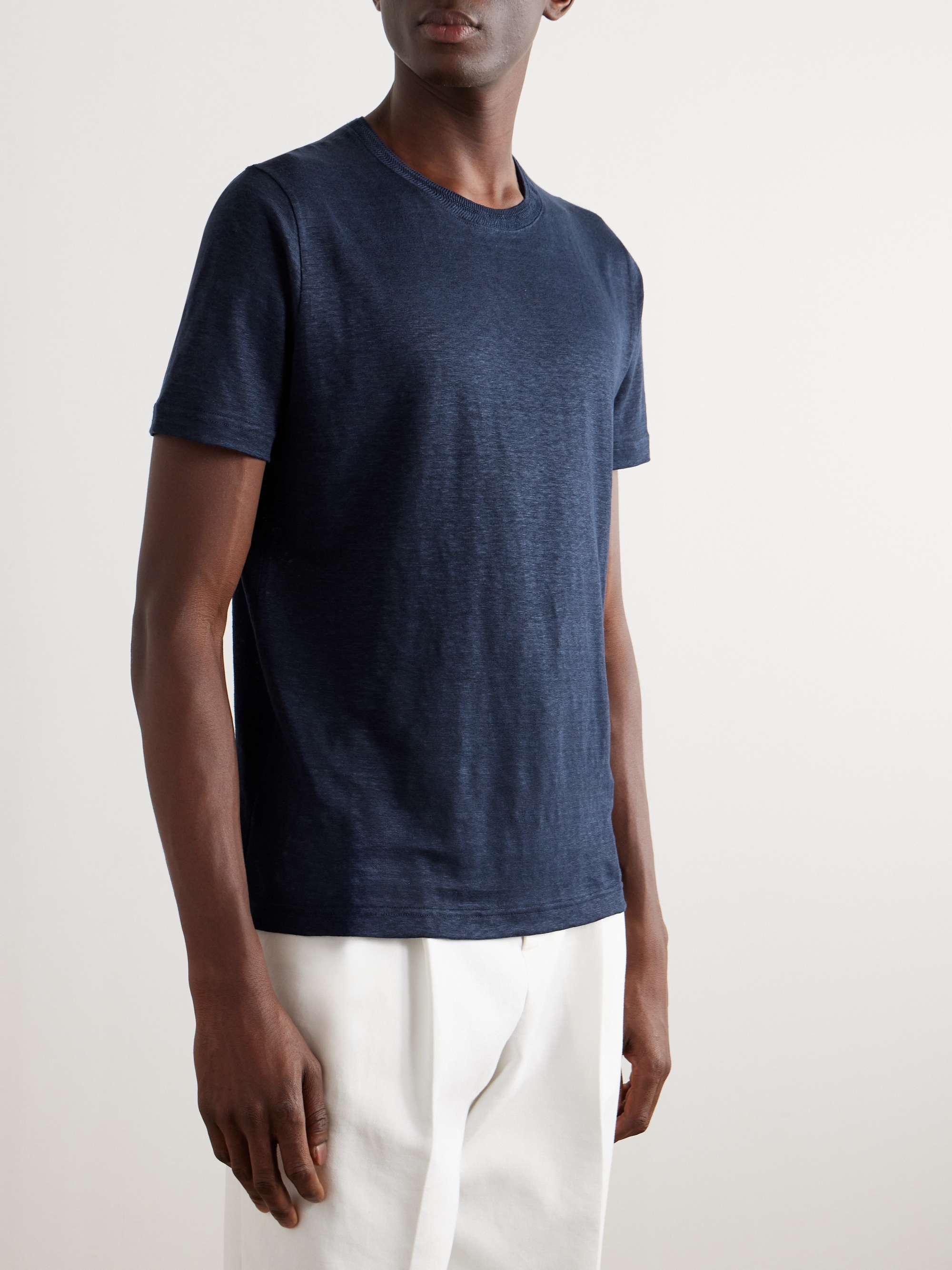 LORO PIANA Linen-Jersey T-Shirt