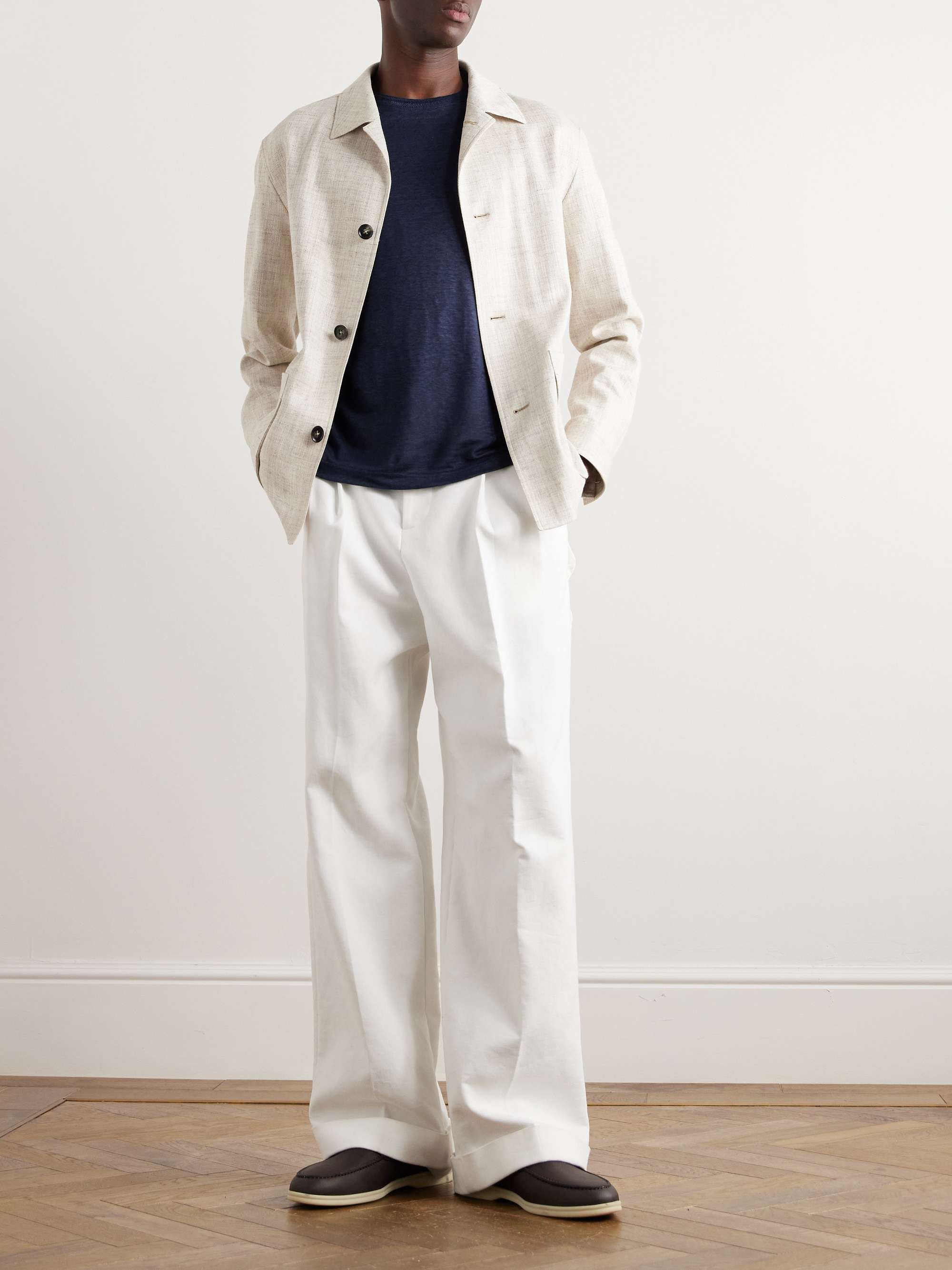LORO PIANA Linen-Jersey T-Shirt