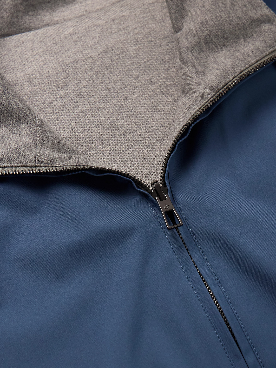 Loro Piana Reversible Windmate® Storm System® Nylon And Cashmere Blouson Jacket In Blue