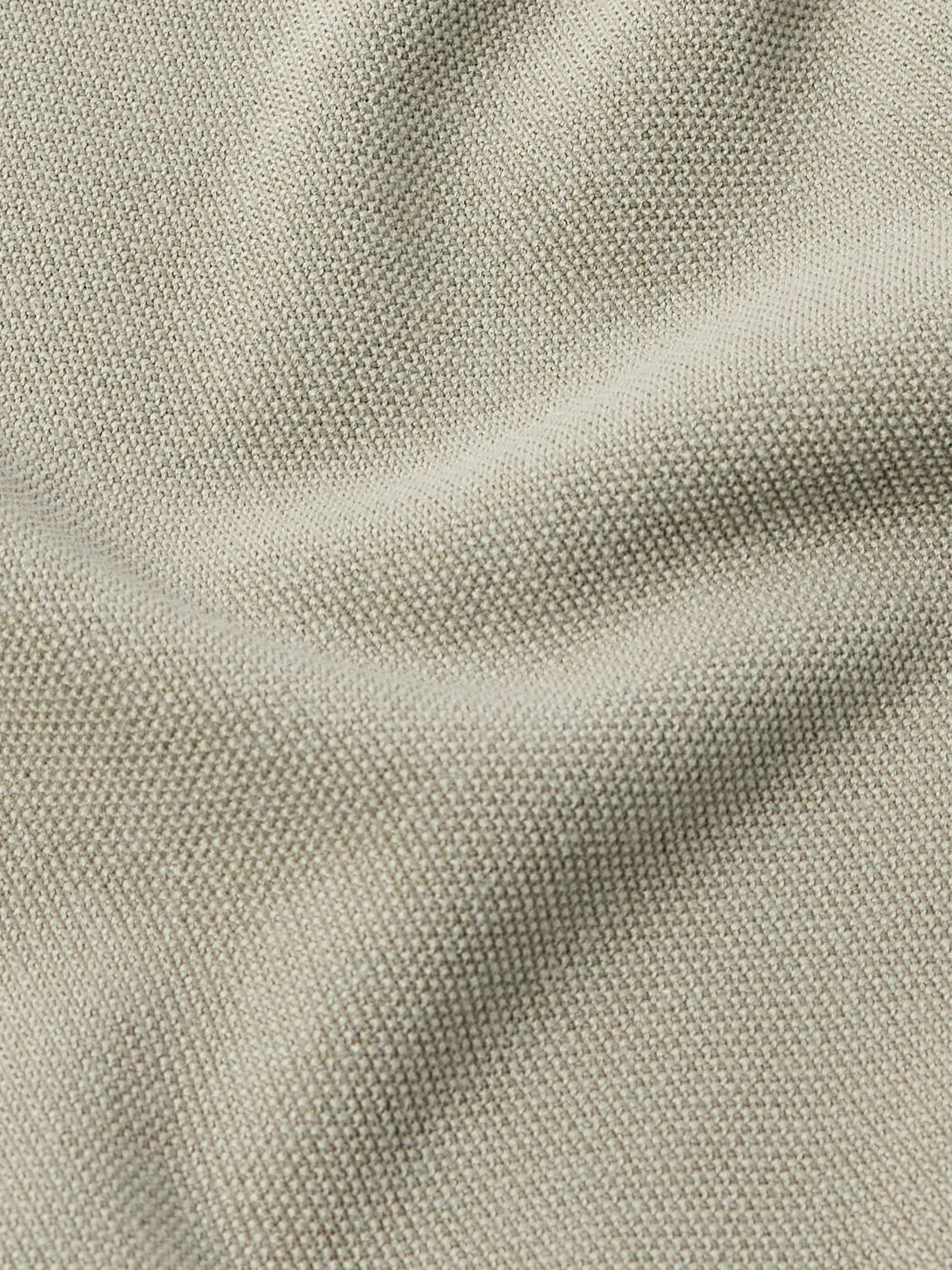 LORO PIANA Cotton and Silk-Blend Piqué Sweater