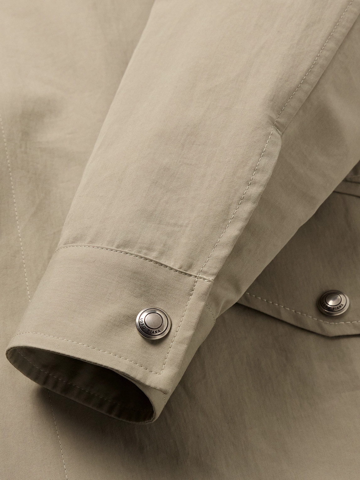 Shop Loro Piana Ako Cotton And Silk-blend Gabardine Parka In Neutrals