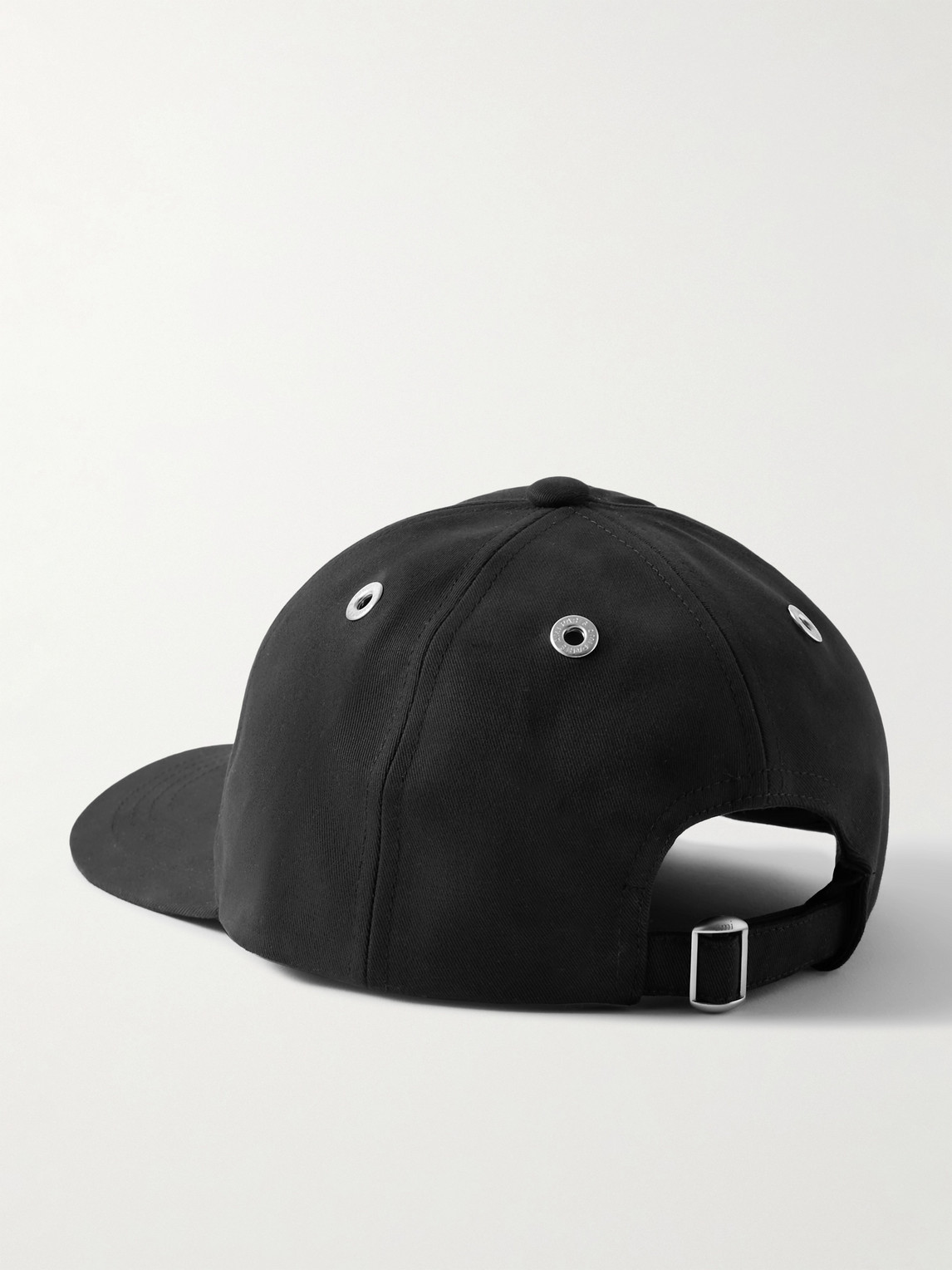 Ami Alexandre Mattiussi Logo-embroidered Cotton-twill Baseball Cap In Black