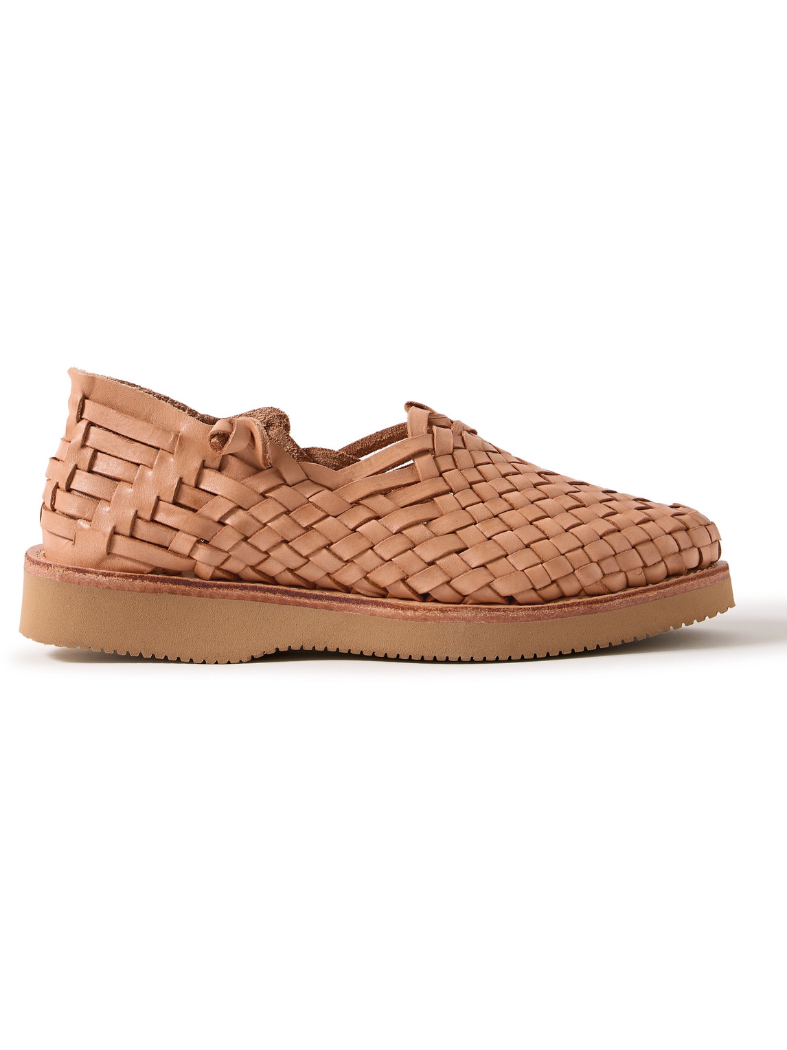 Leo Woven Leather Sandals