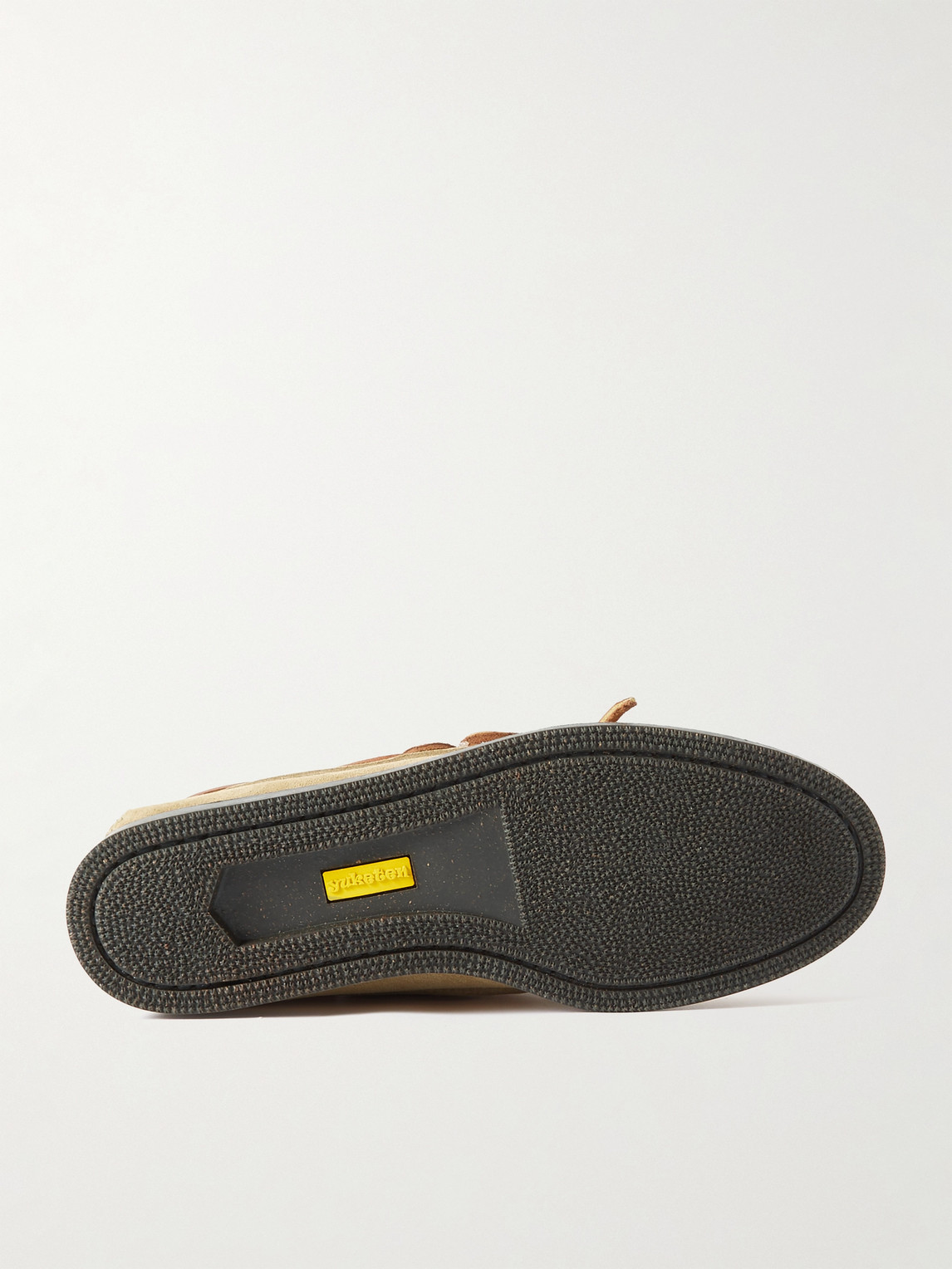 Shop Yuketen Canoe Suede Boat Shoes In Neutrals